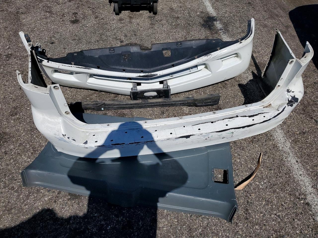 2003 Honda Odyssey Exl White vin: 5FNRL18073B111742