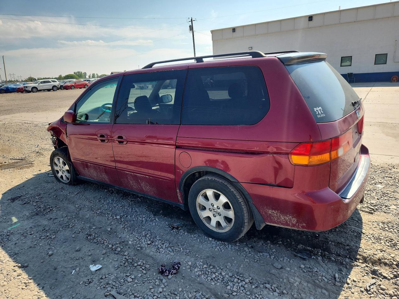 2004 Honda Odyssey Exl Red vin: 5FNRL18074B029897