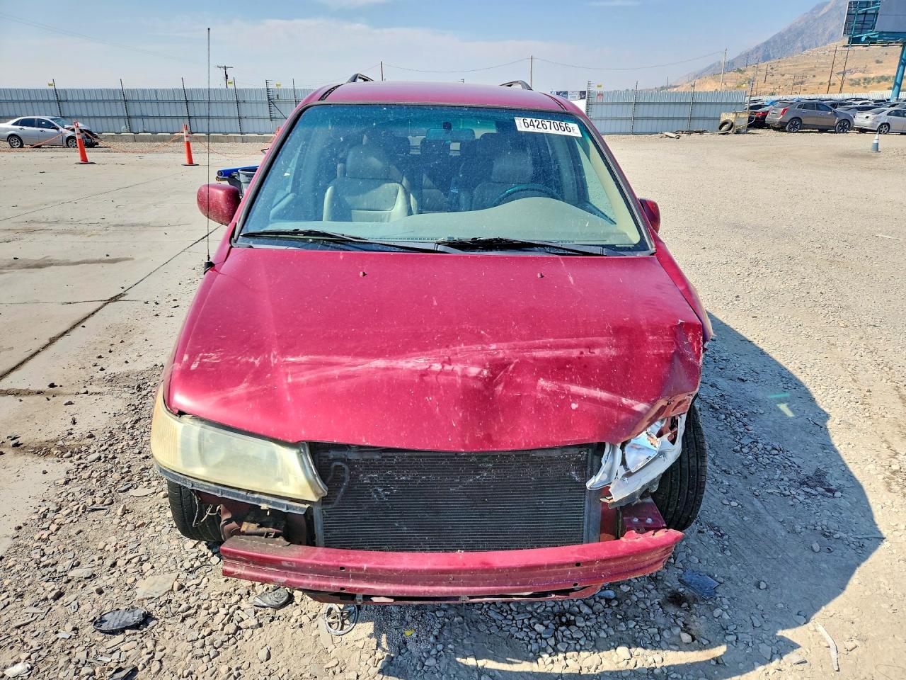 2004 Honda Odyssey Exl Red vin: 5FNRL18074B029897