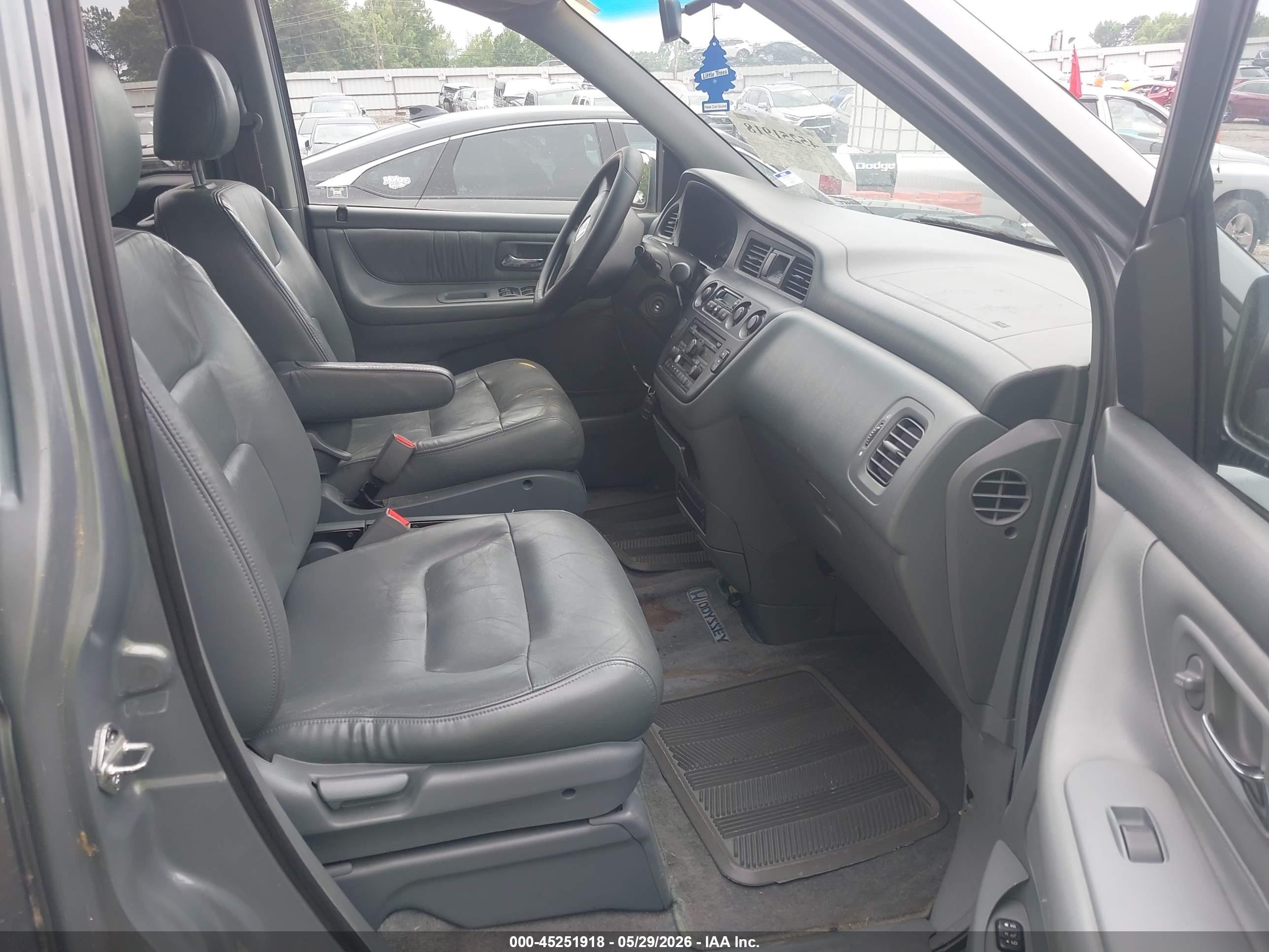 2002 Honda Odyssey Ex-l Green vin: 5FNRL18082B004147