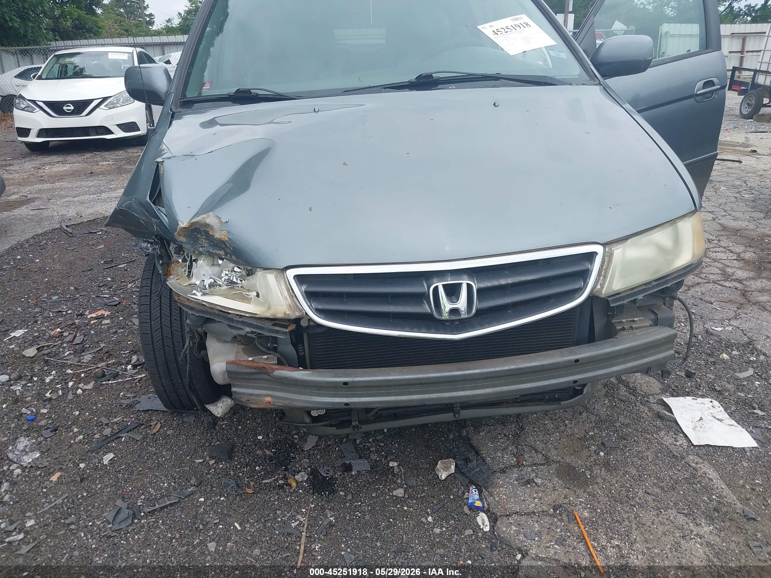 2002 Honda Odyssey Ex-l Green vin: 5FNRL18082B004147
