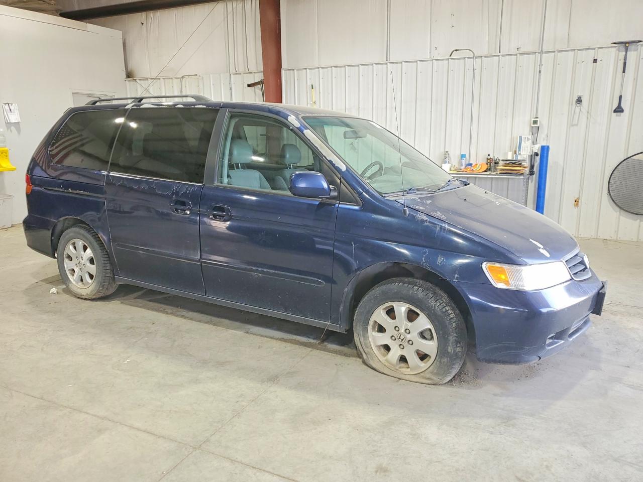 2003 Honda Odyssey Exl Blue vin: 5FNRL18083B028935