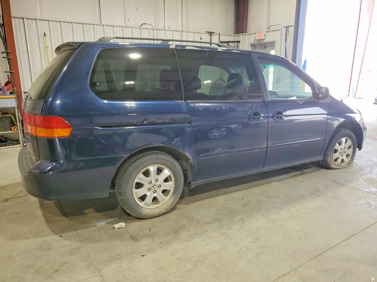 2003 Honda Odyssey Exl Blue vin: 5FNRL18083B028935