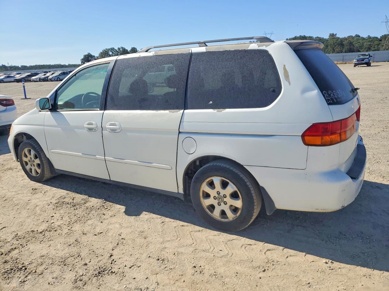 2003 Honda Odyssey Exl White vin: 5FNRL18083B066049