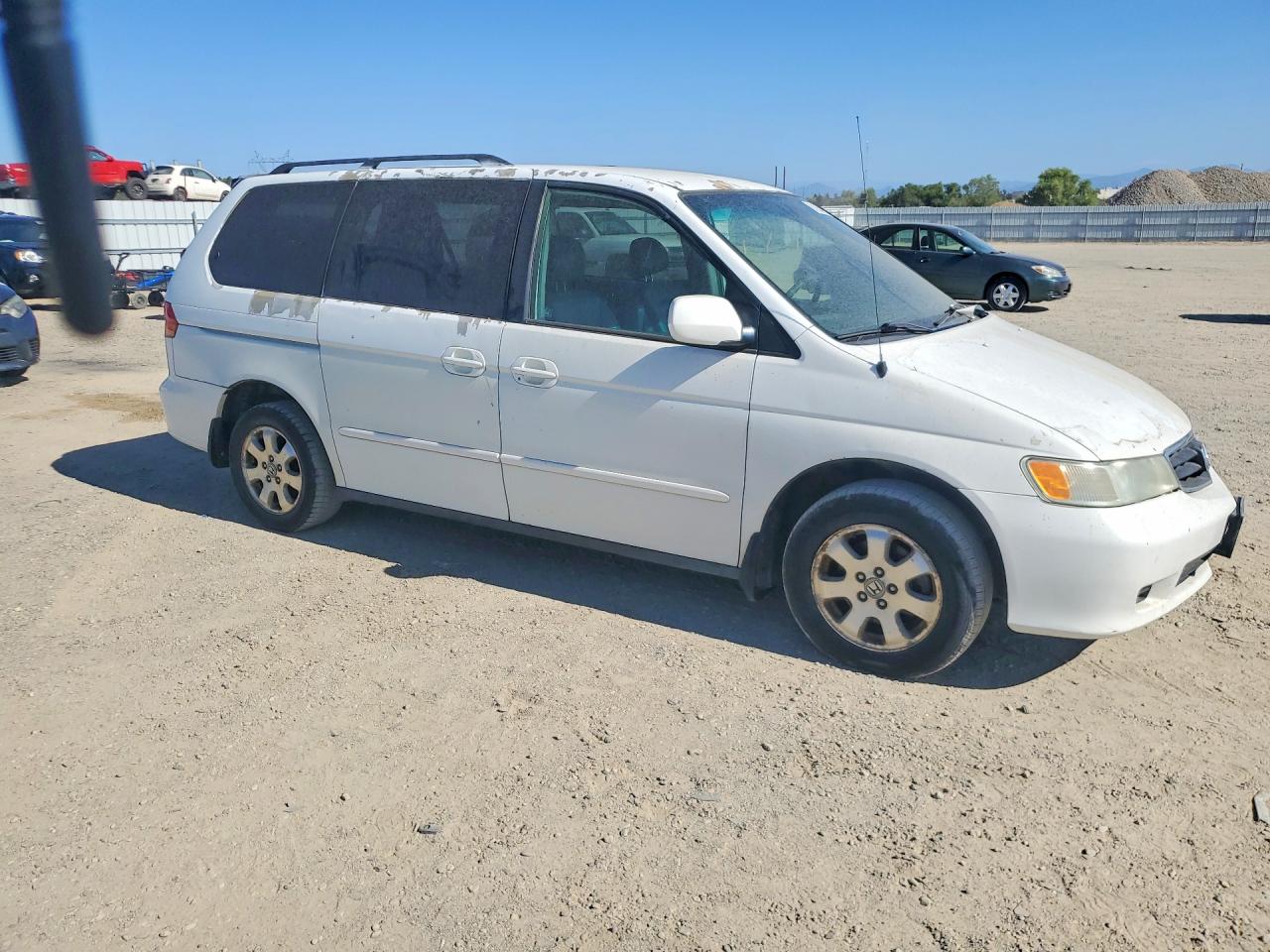 2003 Honda Odyssey Exl White vin: 5FNRL18083B066049