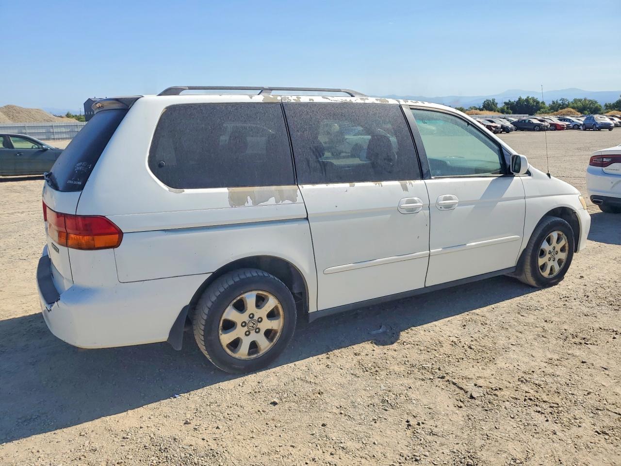 2003 Honda Odyssey Exl White vin: 5FNRL18083B066049