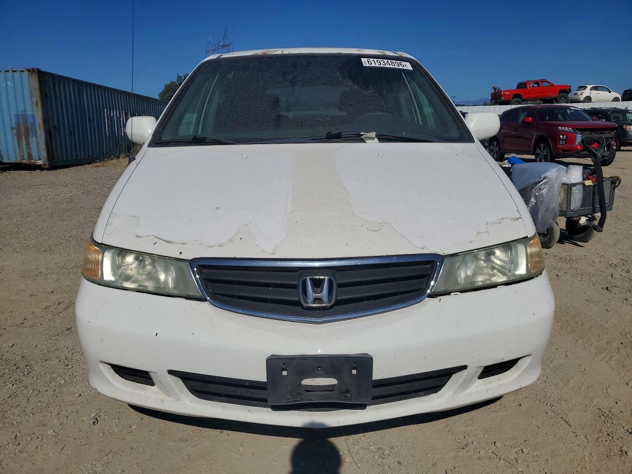 2003 Honda Odyssey Exl White vin: 5FNRL18083B066049