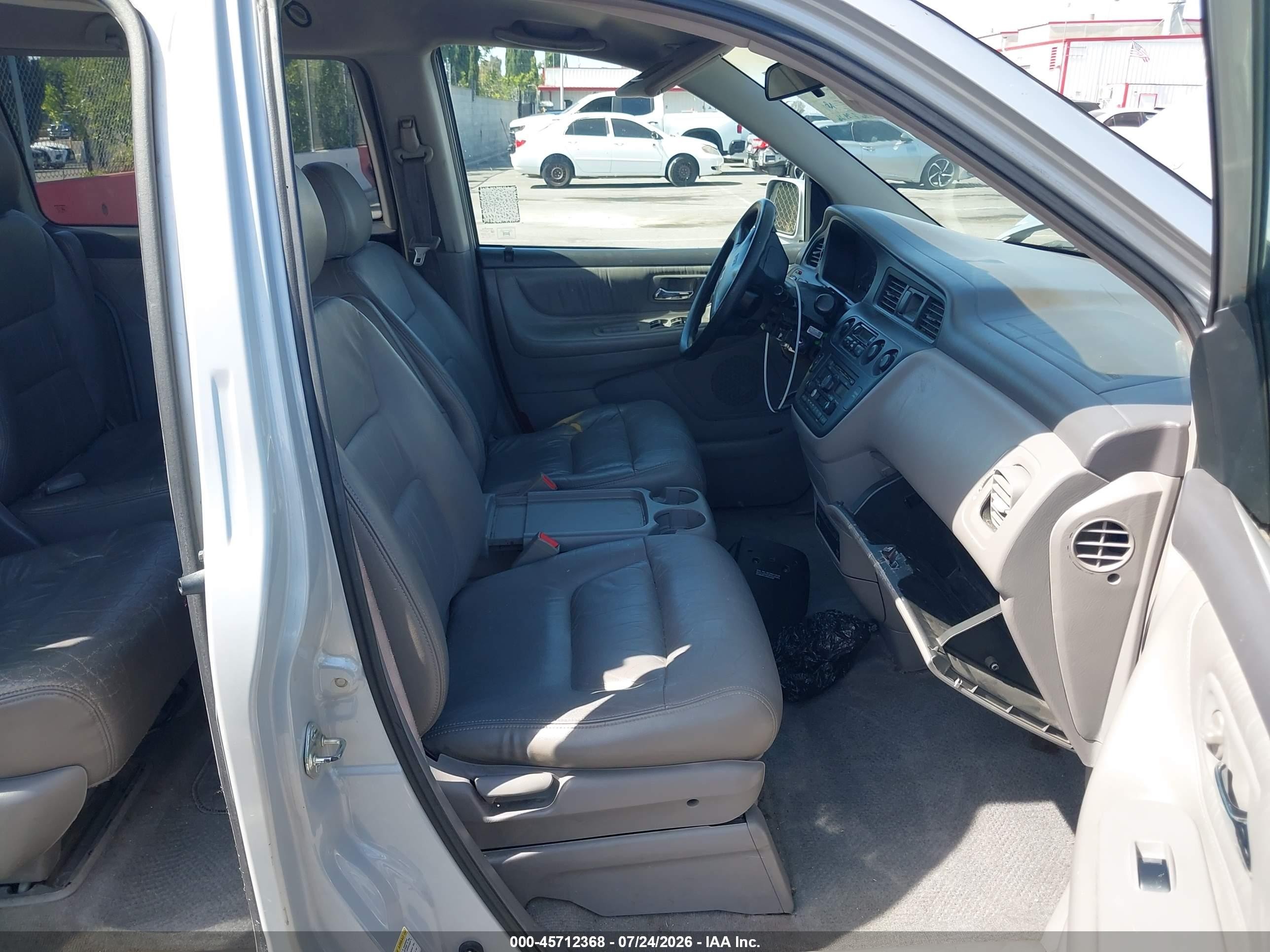 2003 Honda Odyssey Ex-l Silver vin: 5FNRL18083B092392