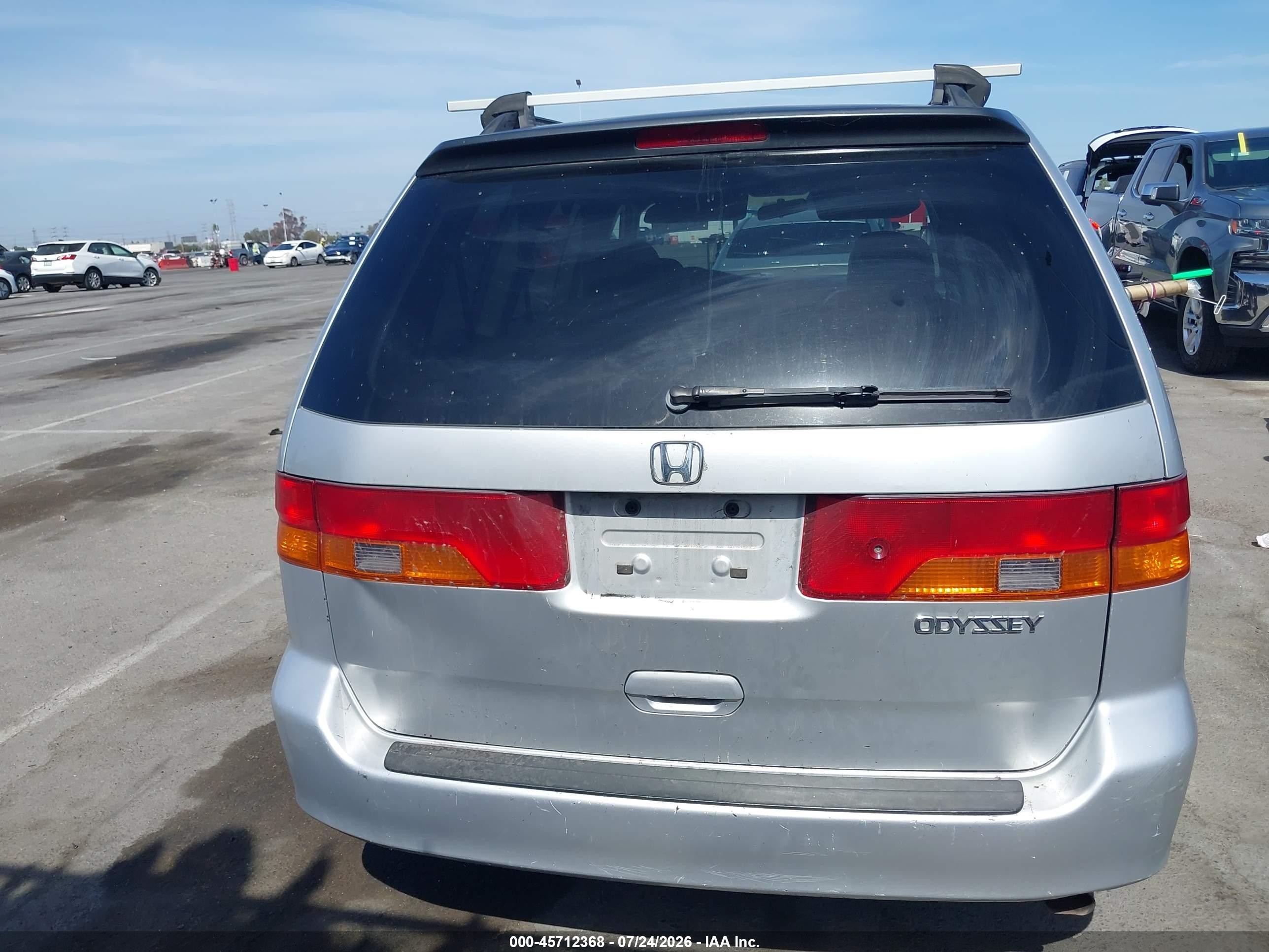 2003 Honda Odyssey Ex-l Silver vin: 5FNRL18083B092392