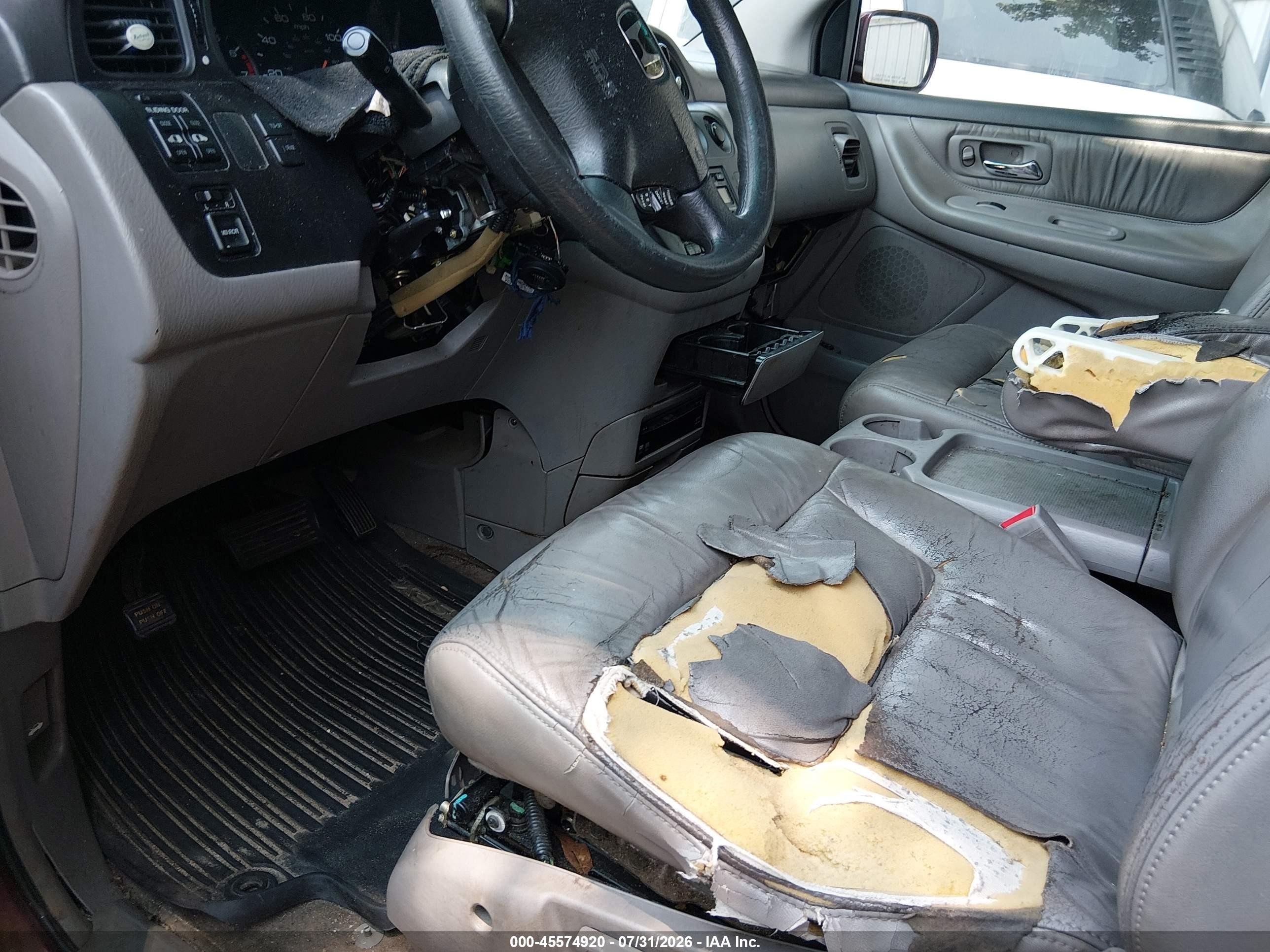 2003 Honda Odyssey Ex-l Красный vin: 5FNRL18083B119316