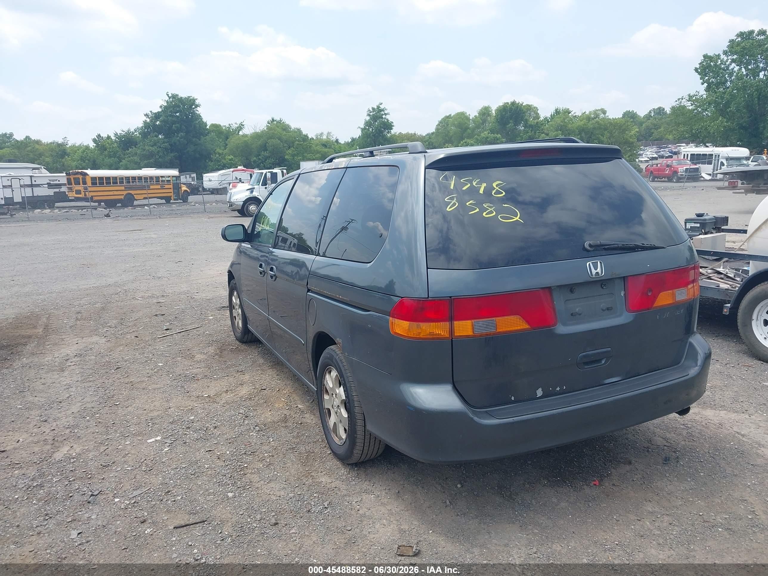 2004 Honda Odyssey Ex-l Gray vin: 5FNRL18084B046983