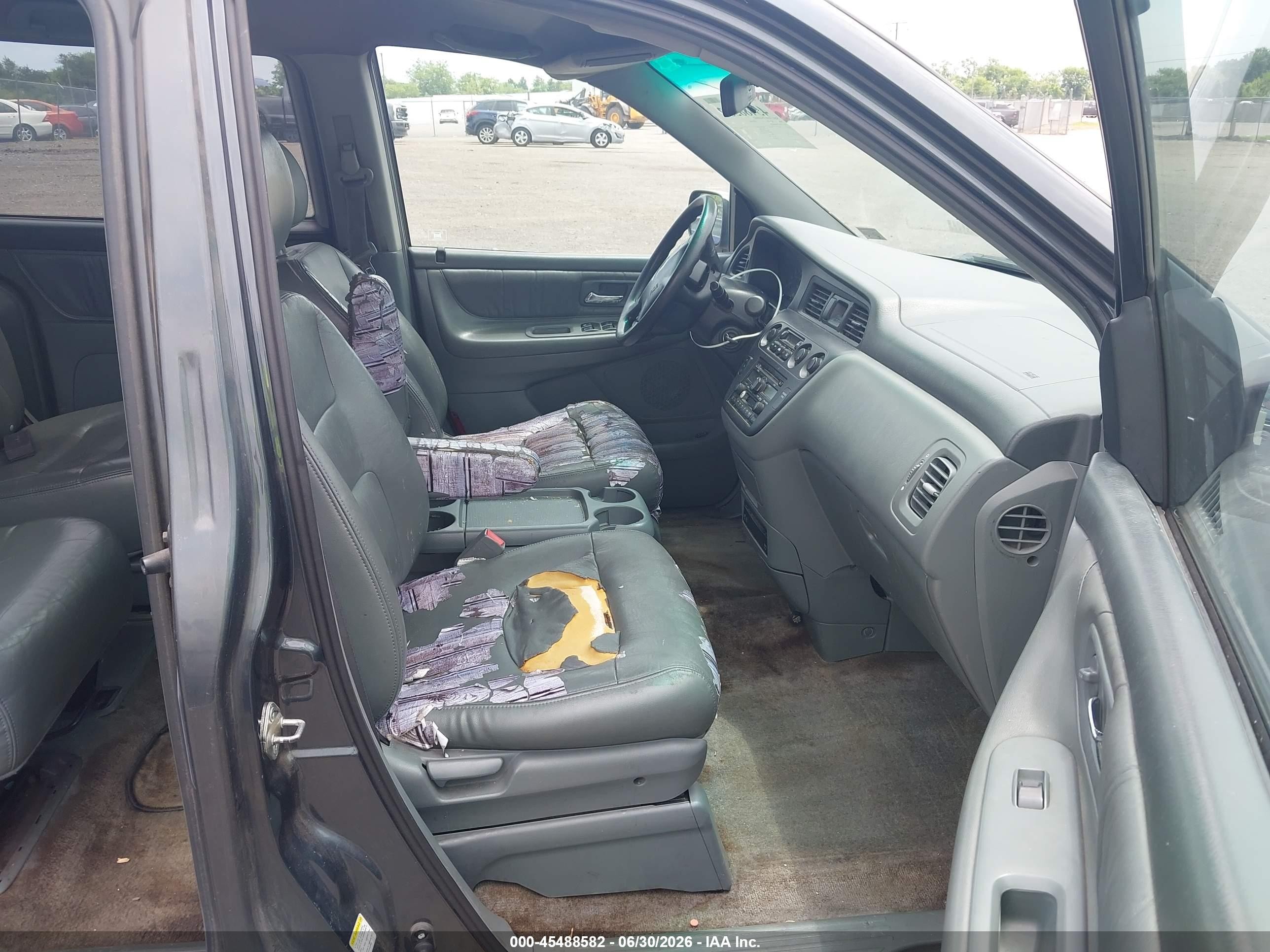 2004 Honda Odyssey Ex-l Gray vin: 5FNRL18084B046983