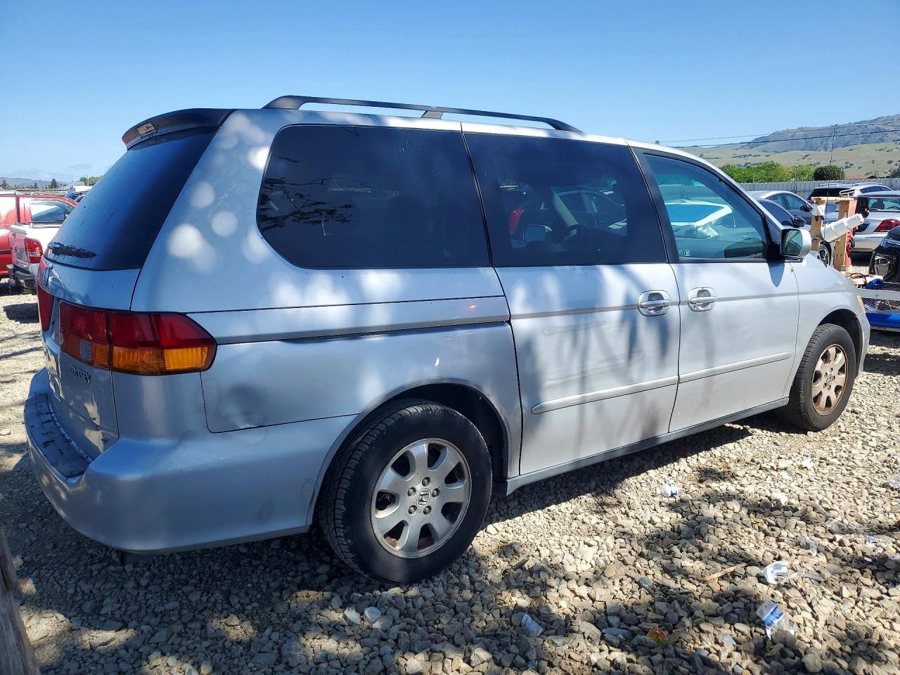 2004 Honda Odyssey Exl Silver vin: 5FNRL18084B131290