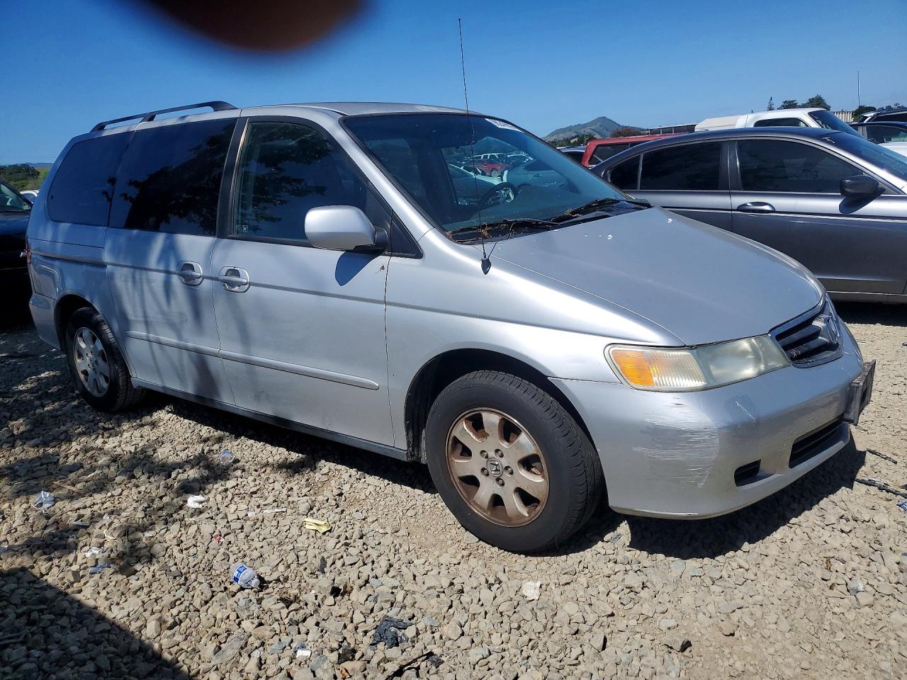 2004 Honda Odyssey Exl Silver vin: 5FNRL18084B131290