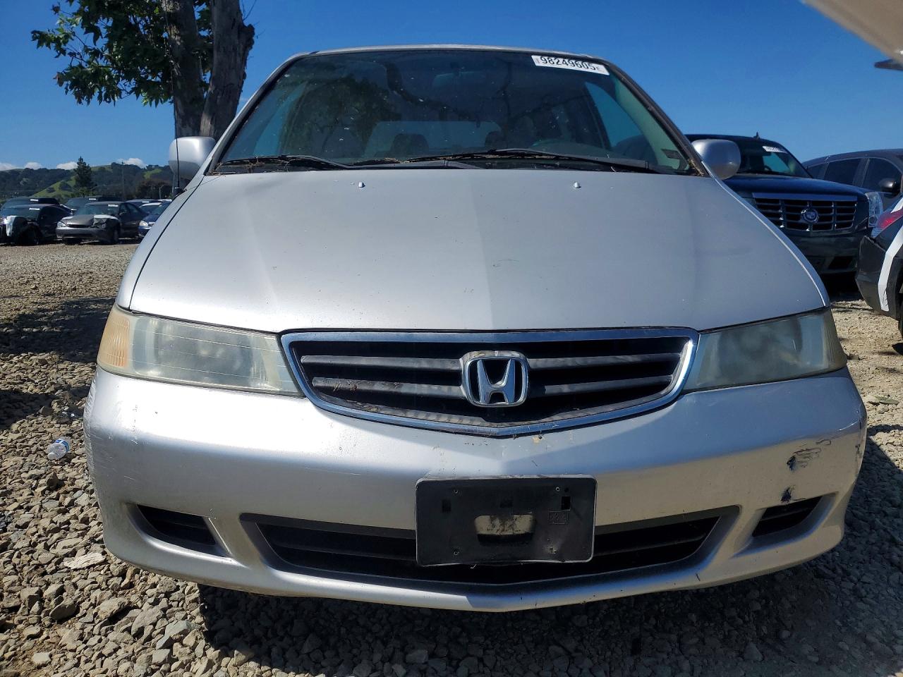 2004 Honda Odyssey Exl Silver vin: 5FNRL18084B131290