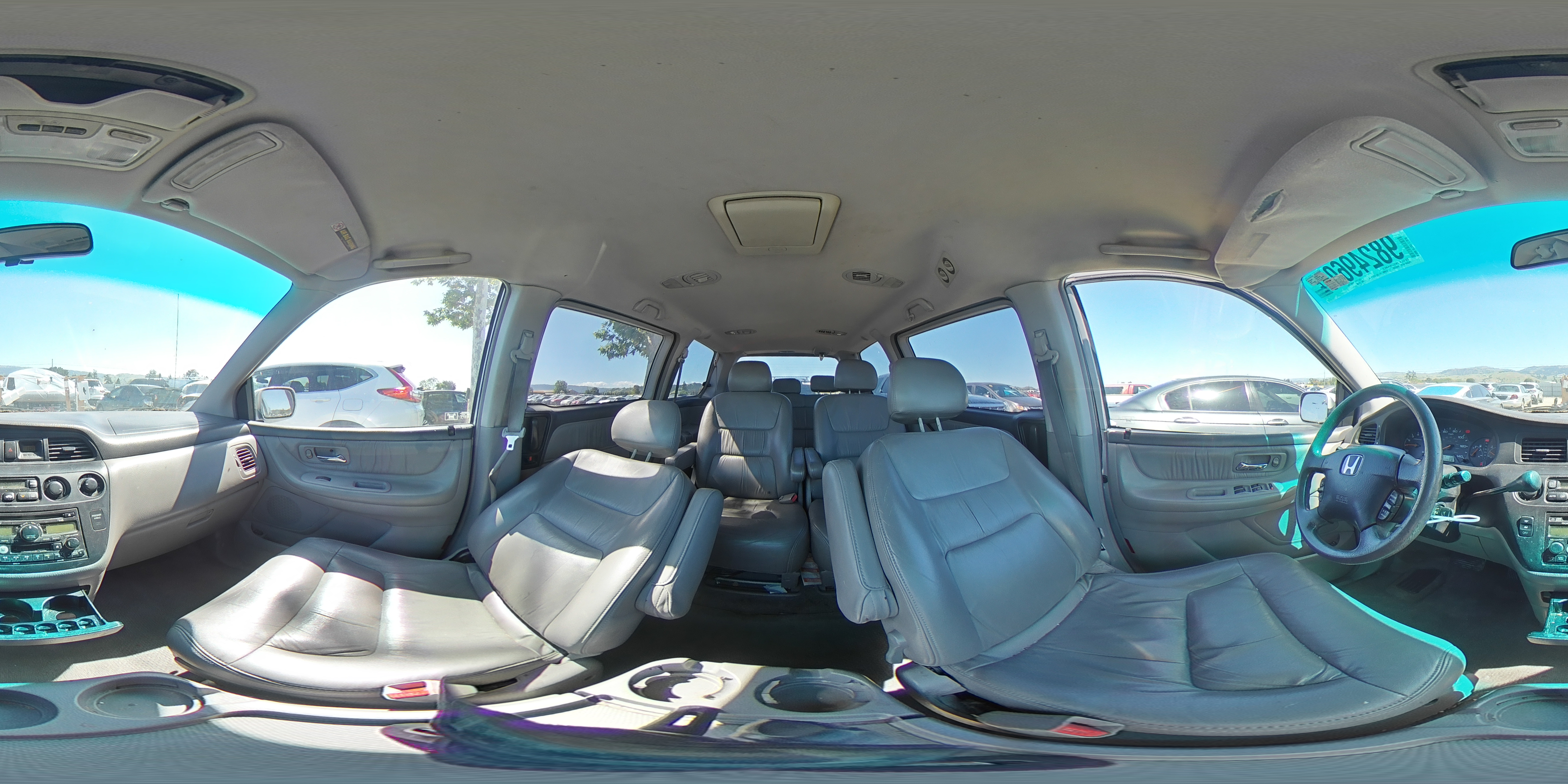 2004 Honda Odyssey Exl Silver vin: 5FNRL18084B131290