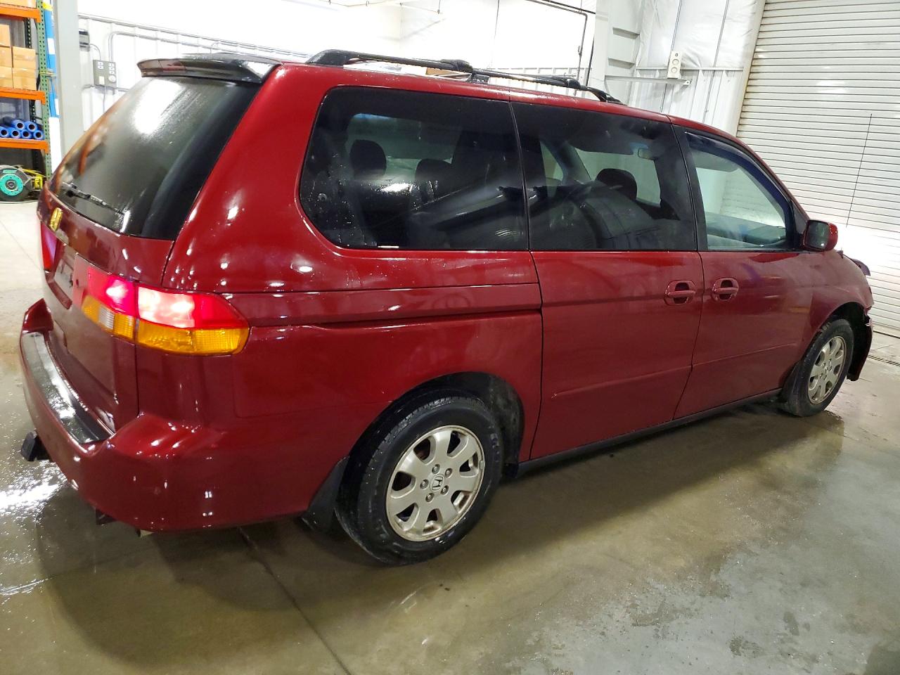 2002 Honda Odyssey Exl Red vin: 5FNRL18092B044348
