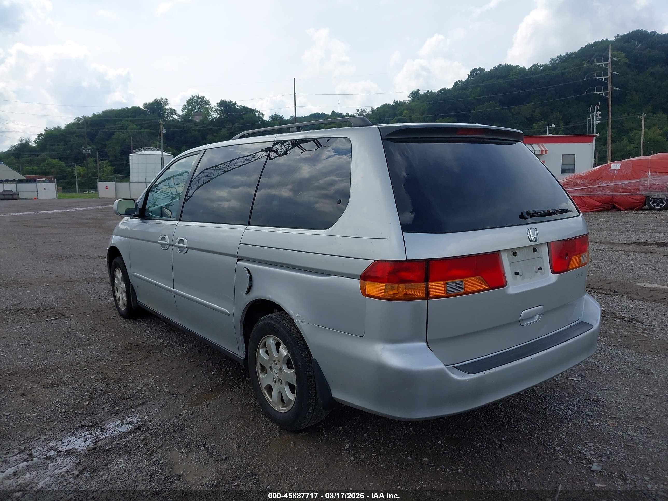 2003 Honda Odyssey Ex-l Silver vin: 5FNRL18093B017815