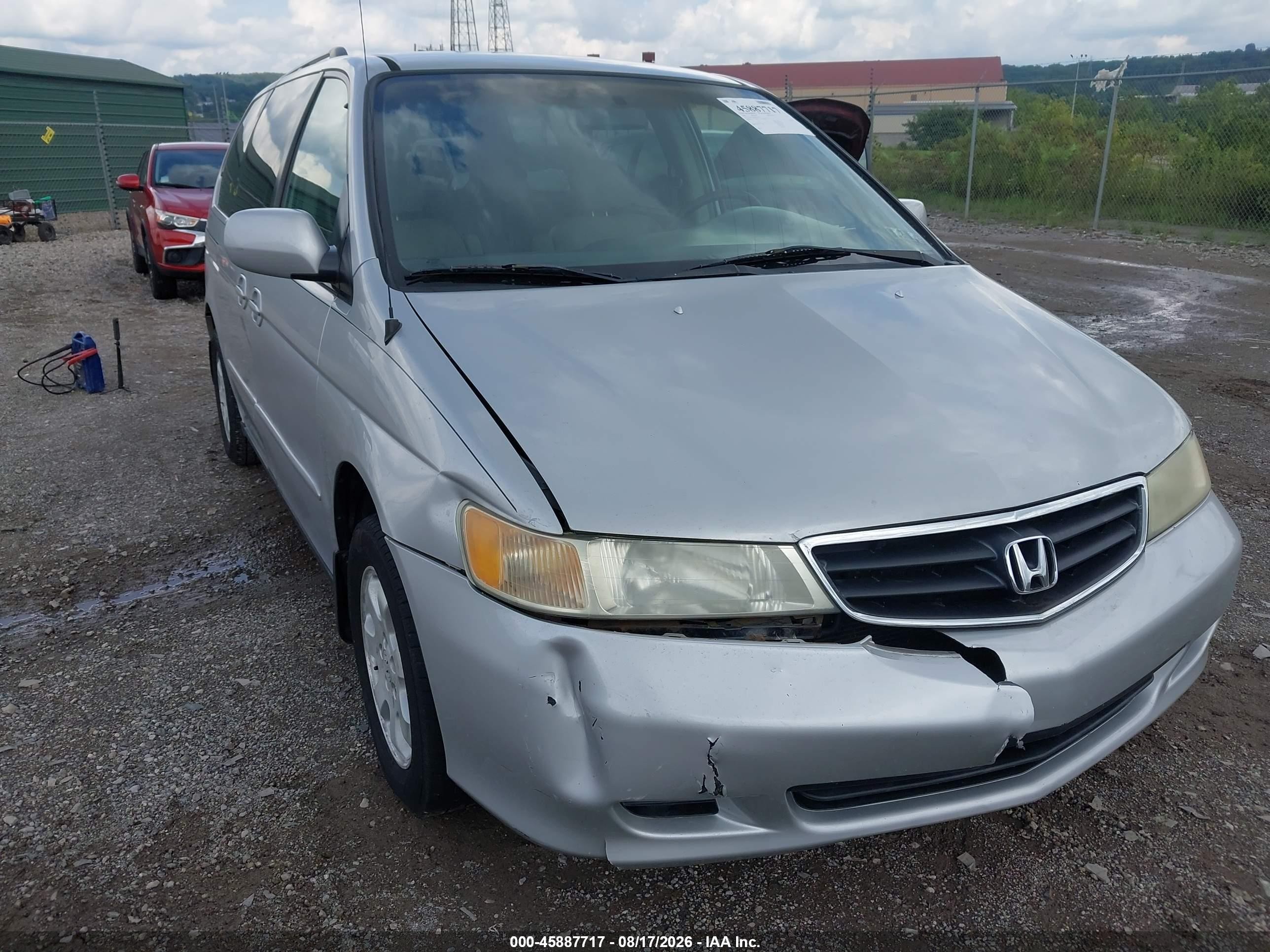 2003 Honda Odyssey Ex-l Silver vin: 5FNRL18093B017815