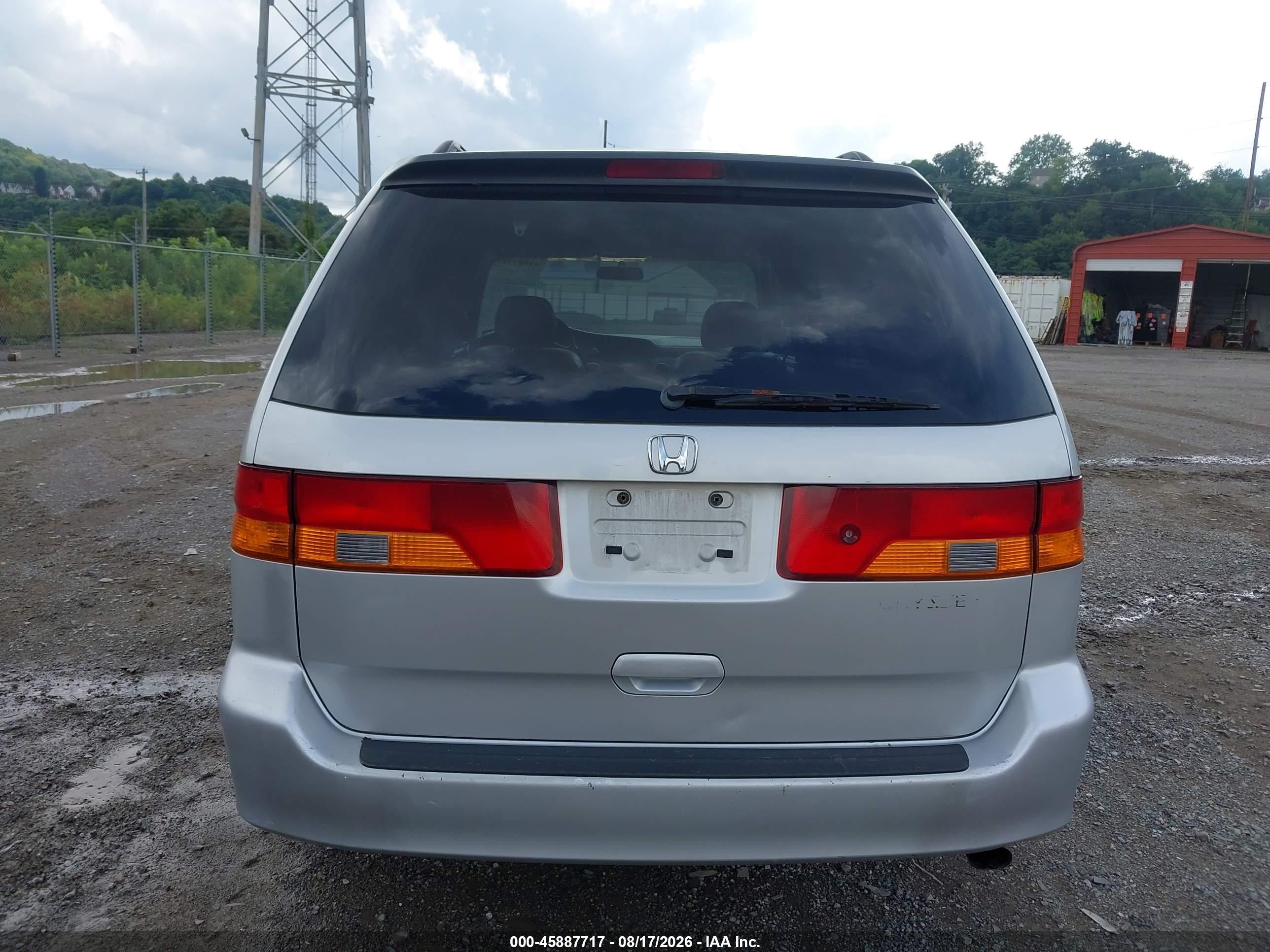 2003 Honda Odyssey Ex-l Silver vin: 5FNRL18093B017815