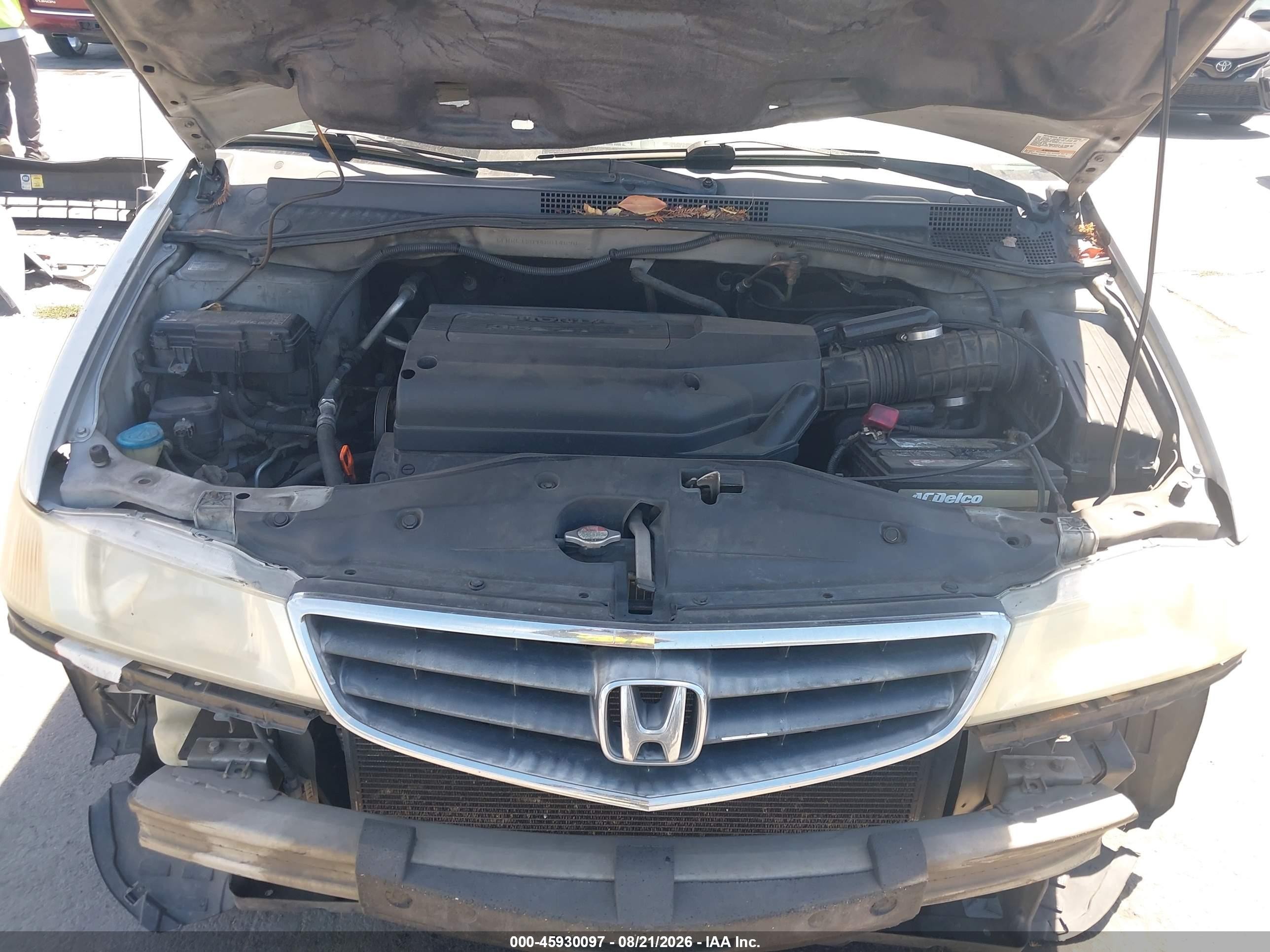 2004 Honda Odyssey Ex-l Gray vin: 5FNRL18094B014690