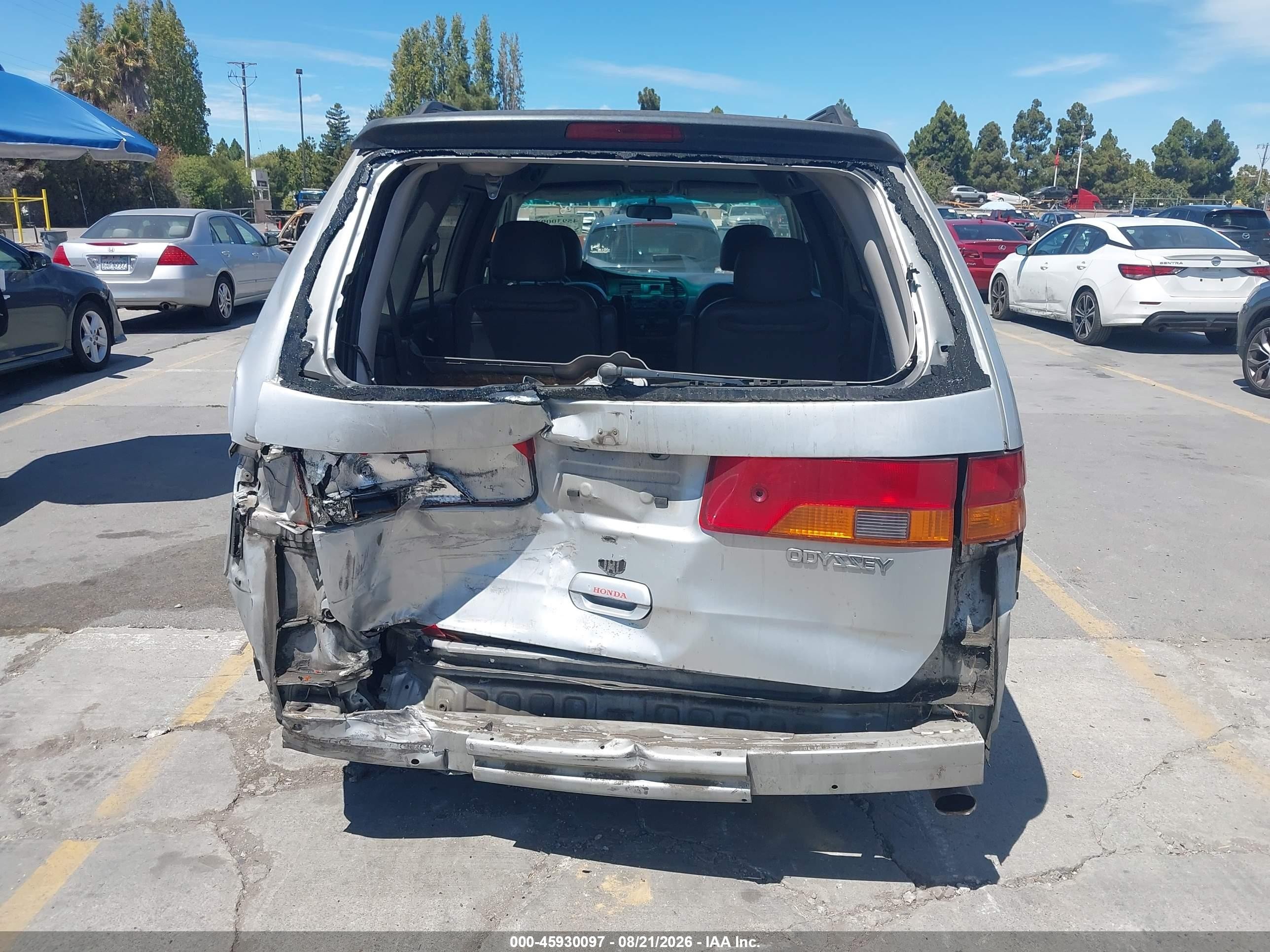 2004 Honda Odyssey Ex-l Gray vin: 5FNRL18094B014690