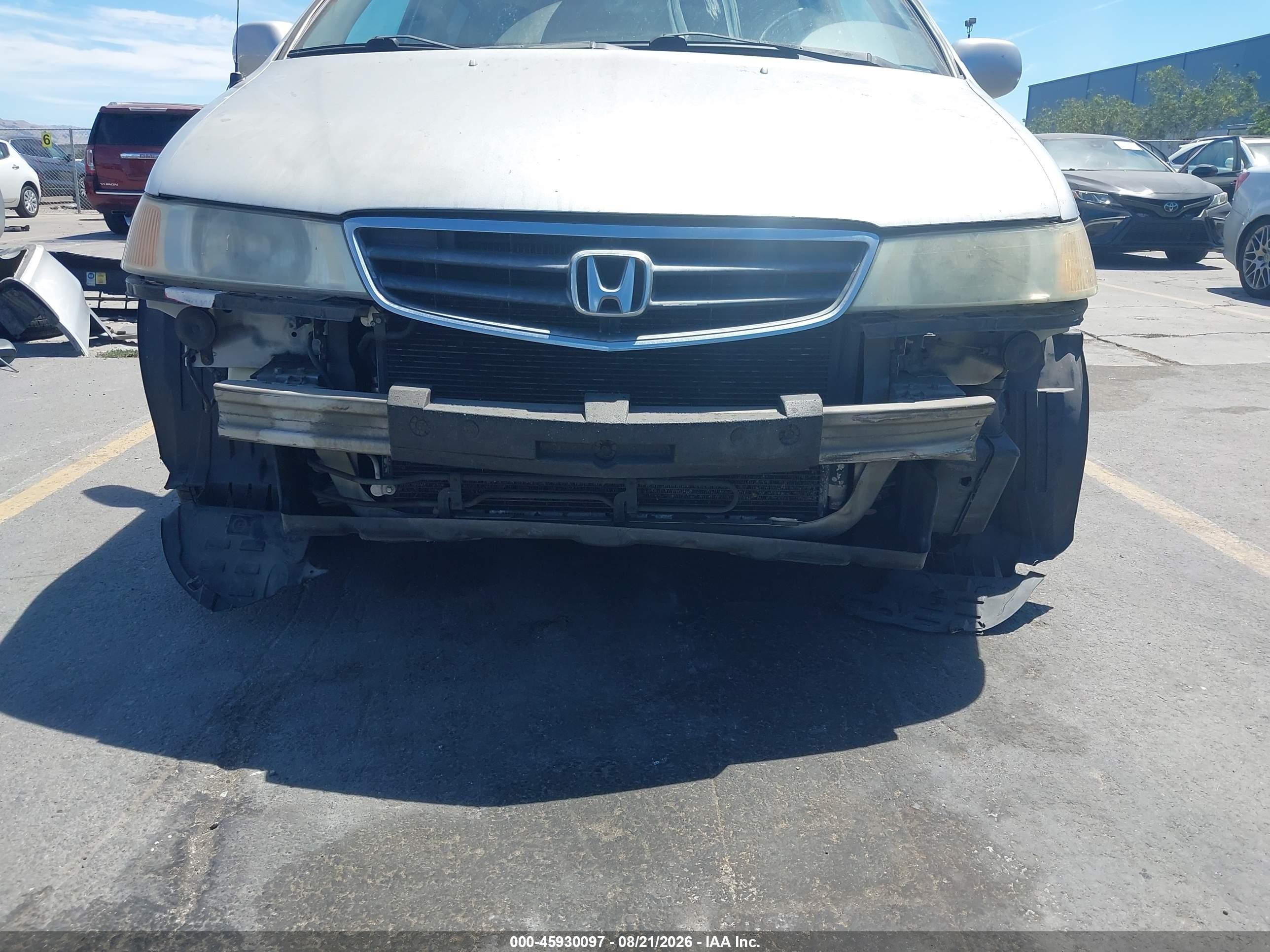 2004 Honda Odyssey Ex-l Gray vin: 5FNRL18094B014690