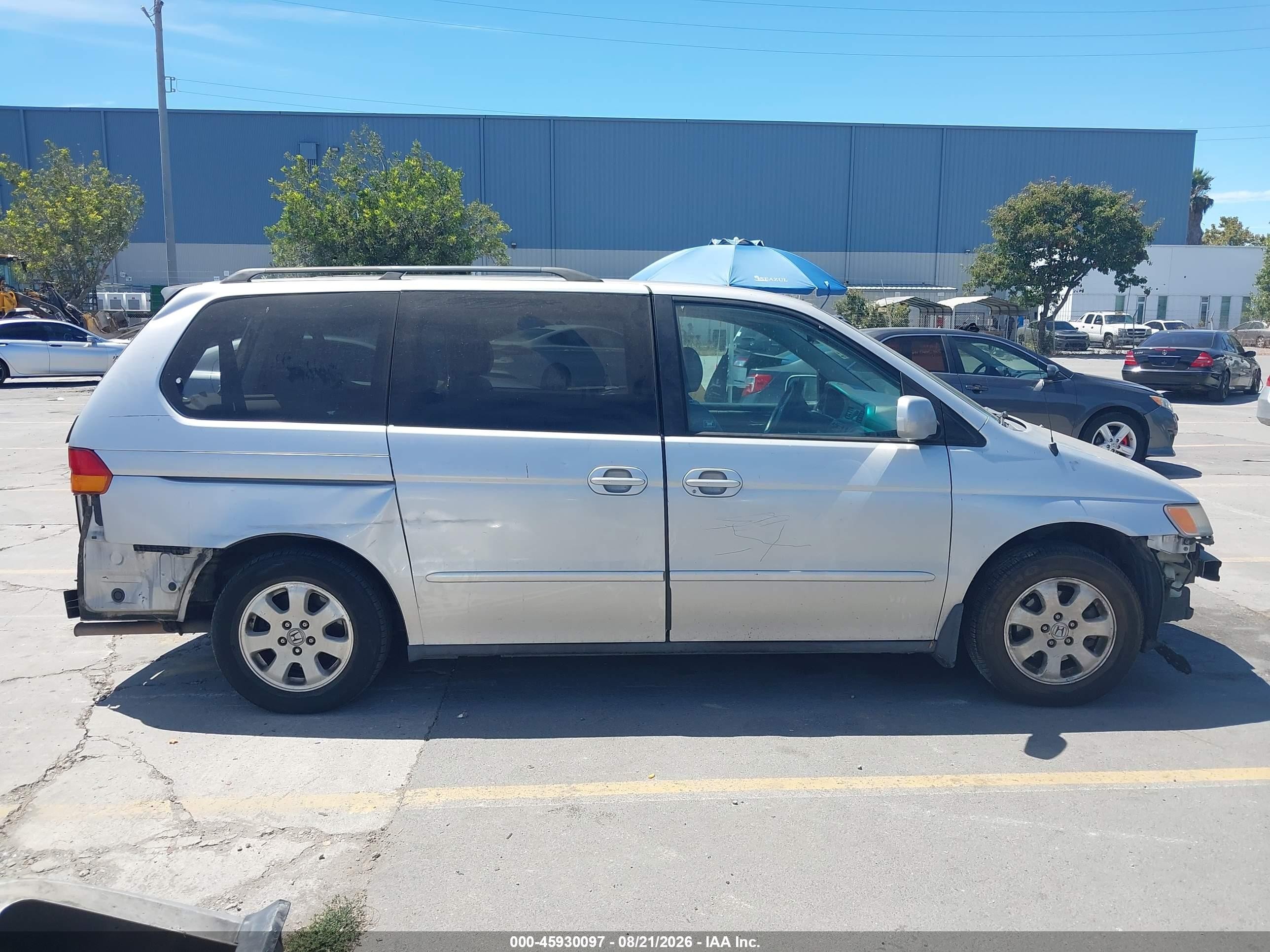 2004 Honda Odyssey Ex-l Gray vin: 5FNRL18094B014690