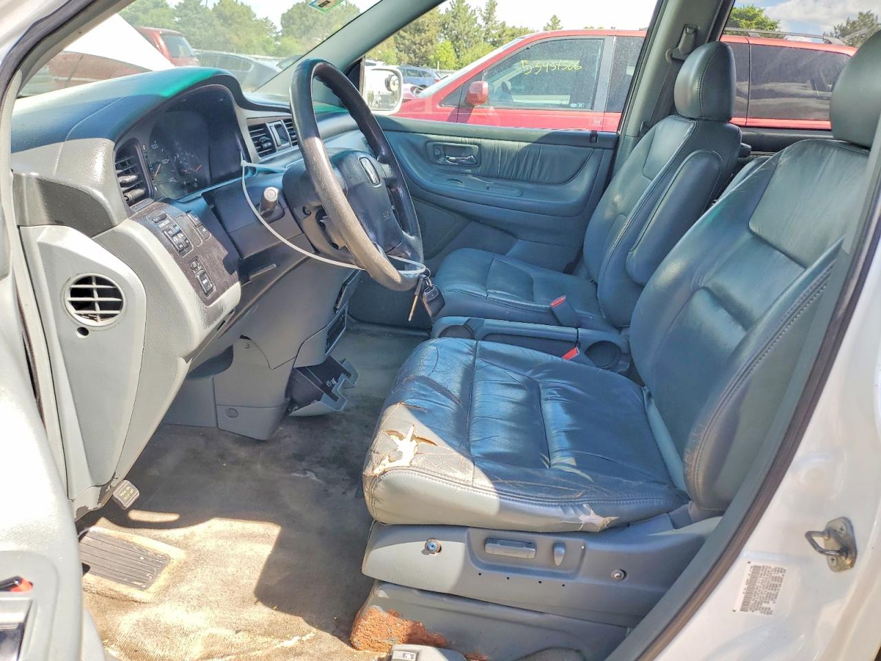 2004 Honda Odyssey Exl White vin: 5FNRL18094B017931