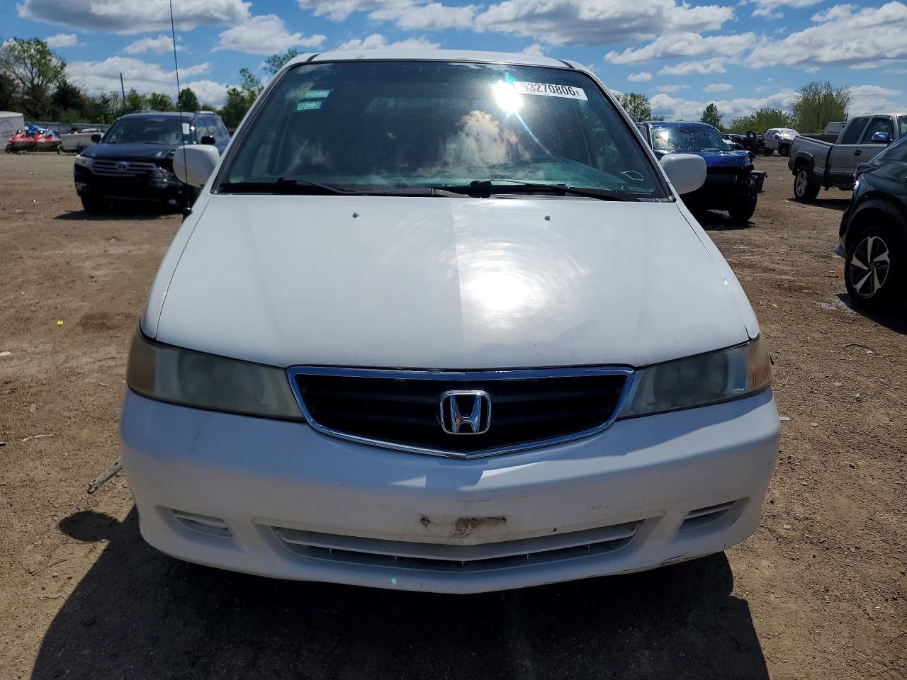 2004 Honda Odyssey Exl White vin: 5FNRL18094B017931