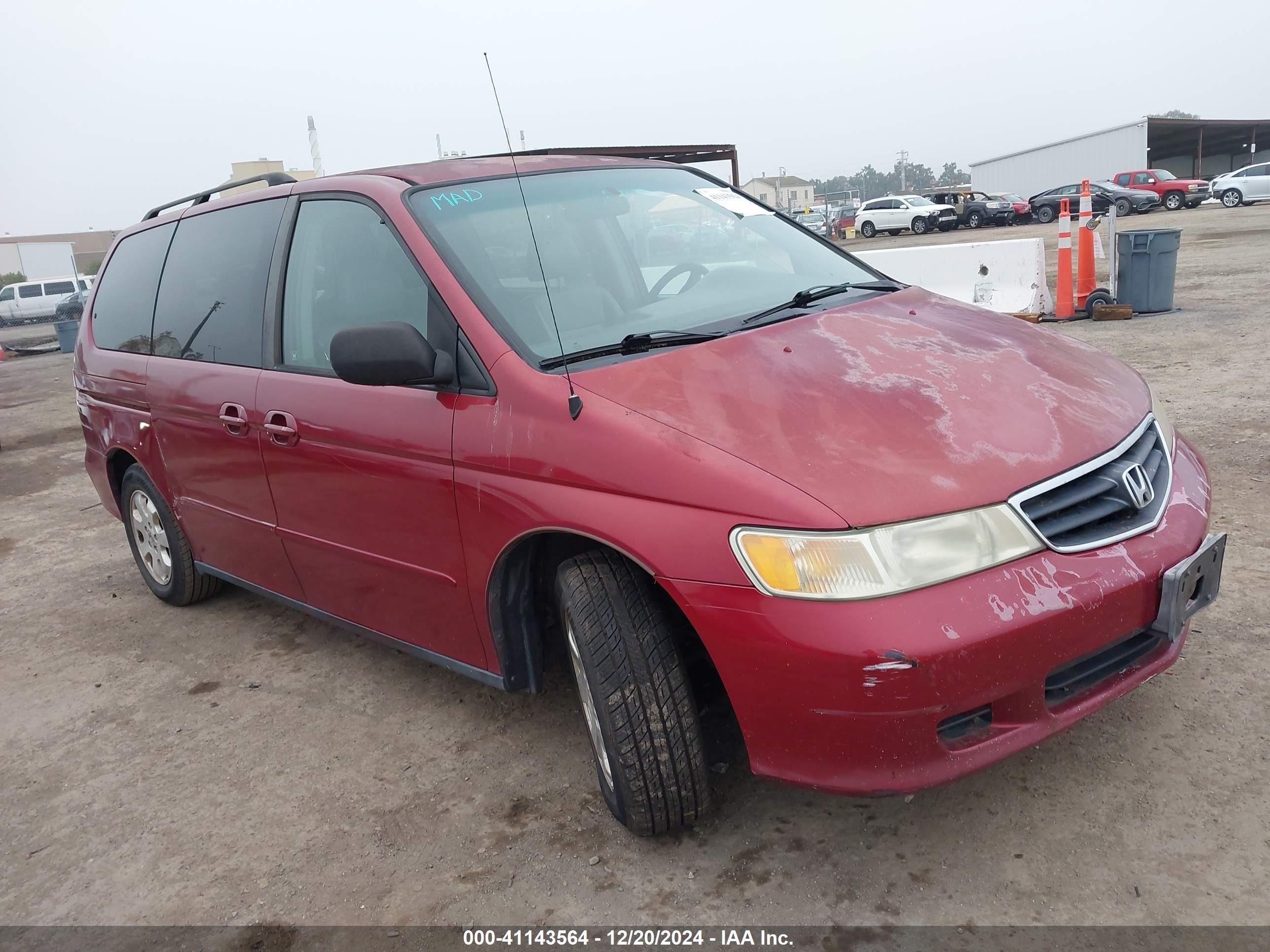 5FNRL180X3B002160 — 2003 HONDA ODYSSEY History & VIN | AutoHelperBot