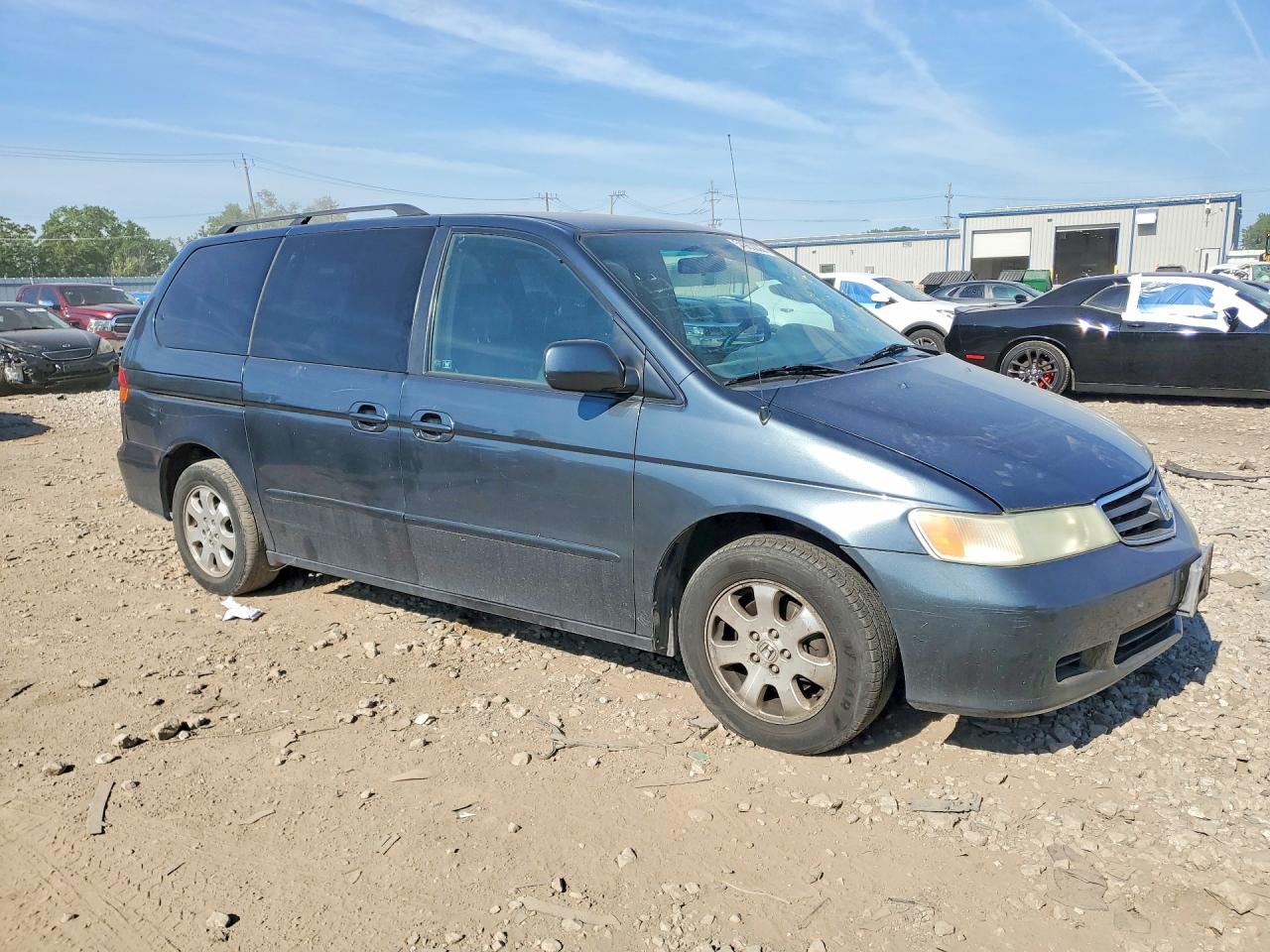 2003 Honda Odyssey Exl Серый vin: 5FNRL180X3B107409