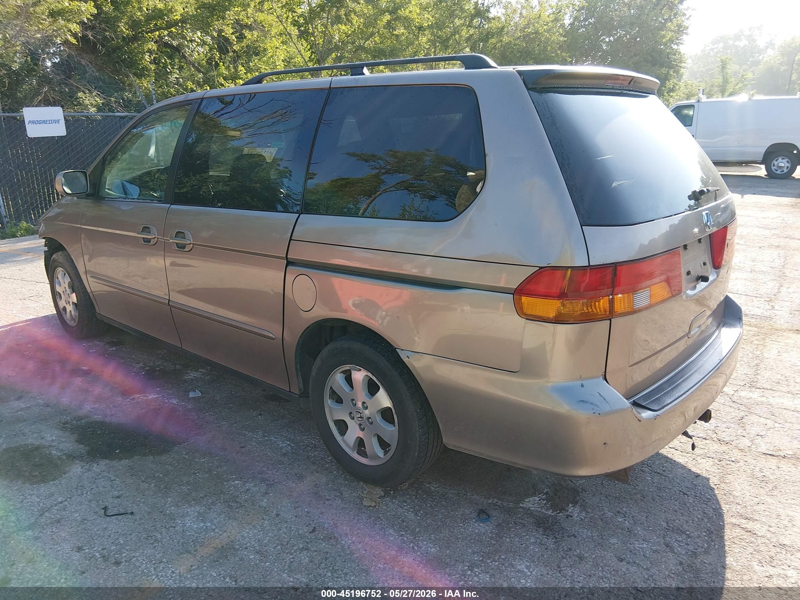 2003 Honda Odyssey Ex-l Gold vin: 5FNRL180X3B130737