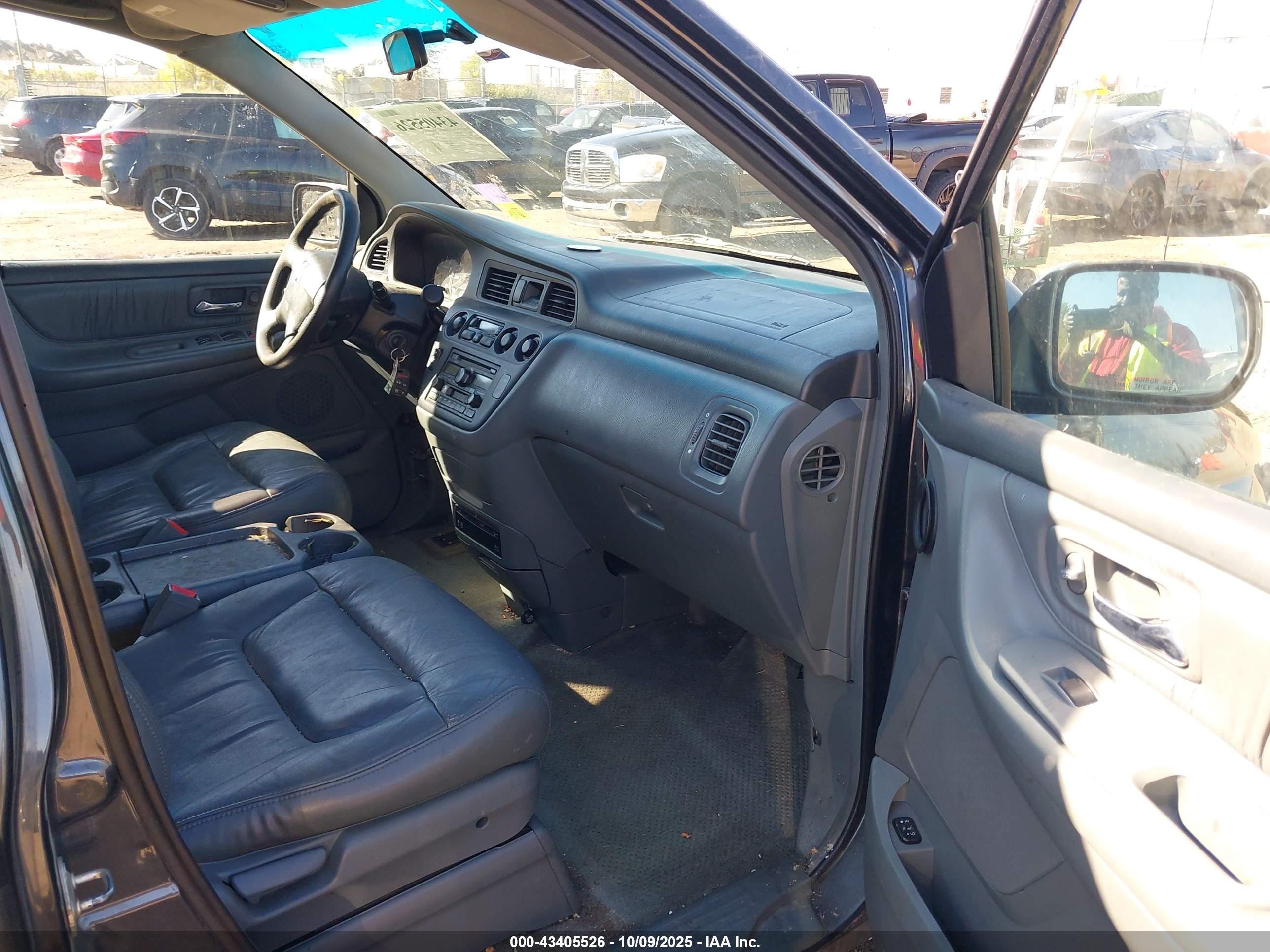2004 Honda Odyssey Ex-l Green vin: 5FNRL180X4B033619