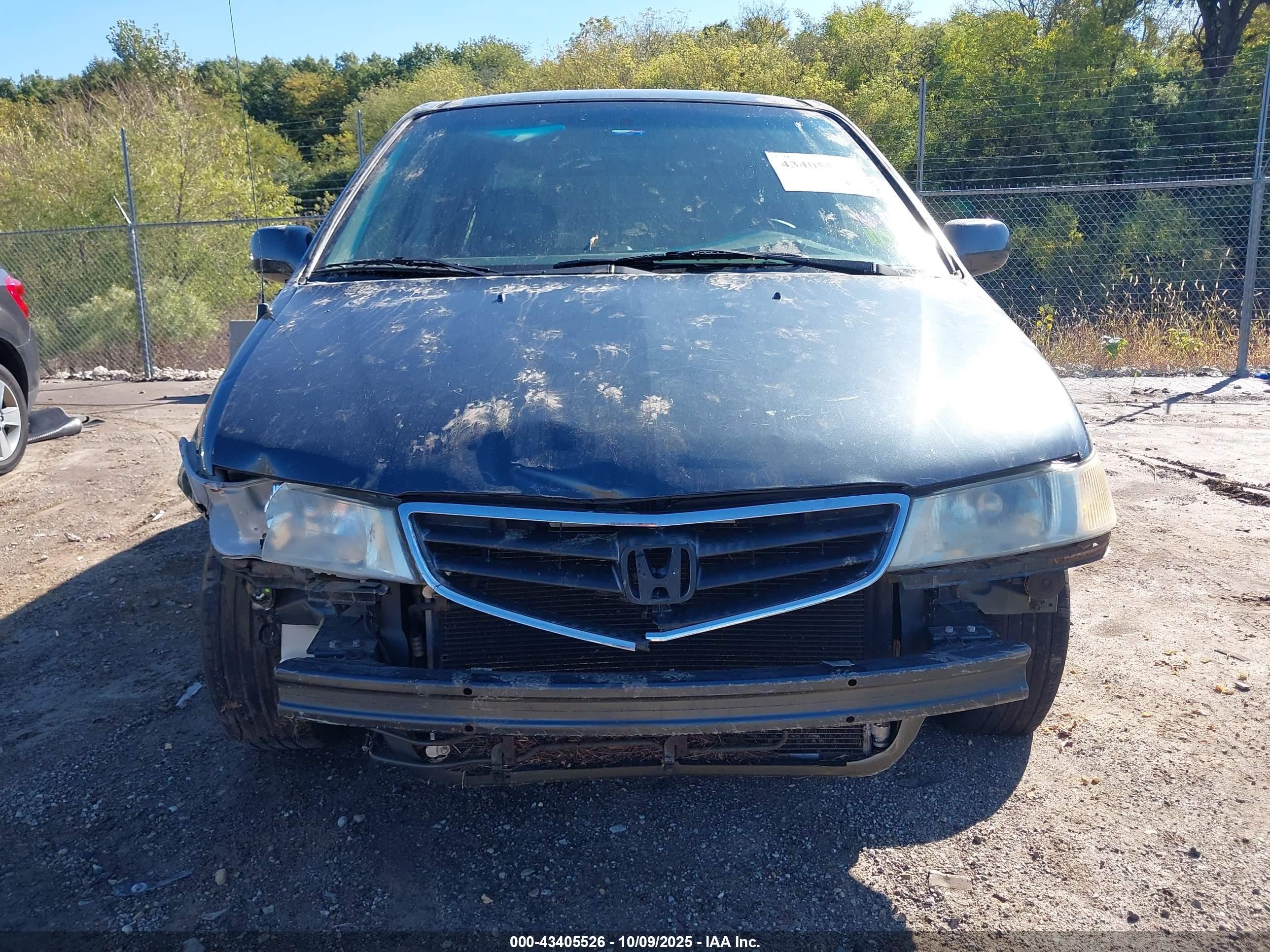 2004 Honda Odyssey Ex-l Green vin: 5FNRL180X4B033619