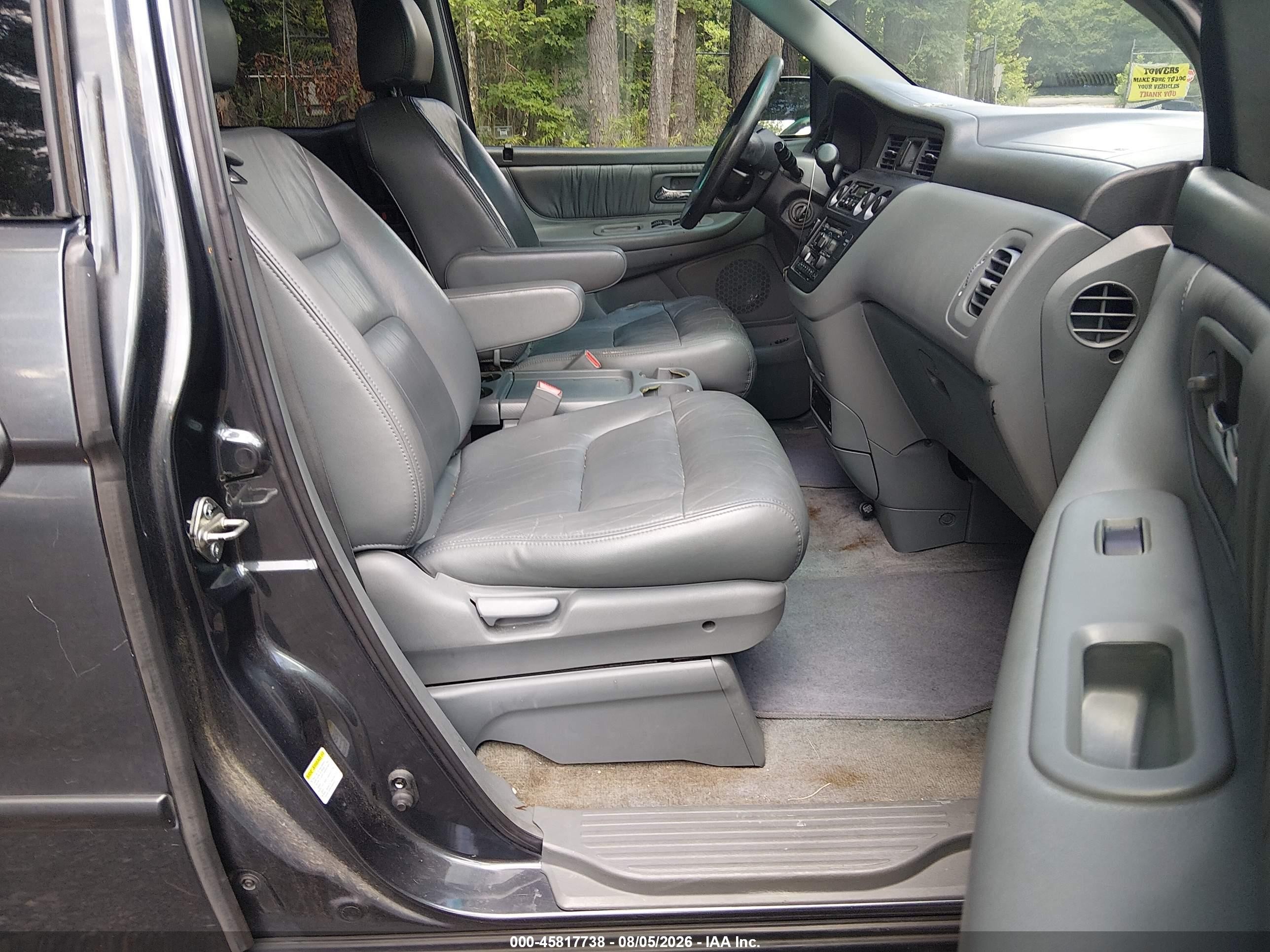 2004 Honda Odyssey Ex-l Blue vin: 5FNRL180X4B066202