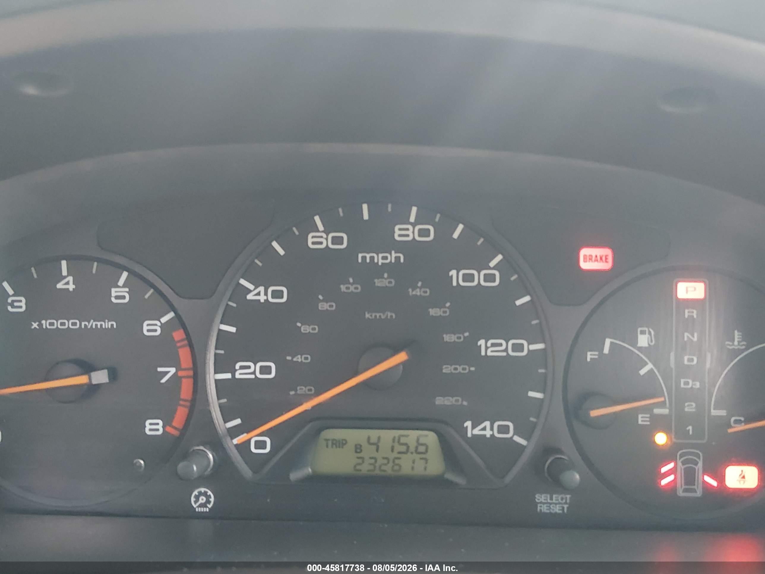 2004 Honda Odyssey Ex-l Blue vin: 5FNRL180X4B066202