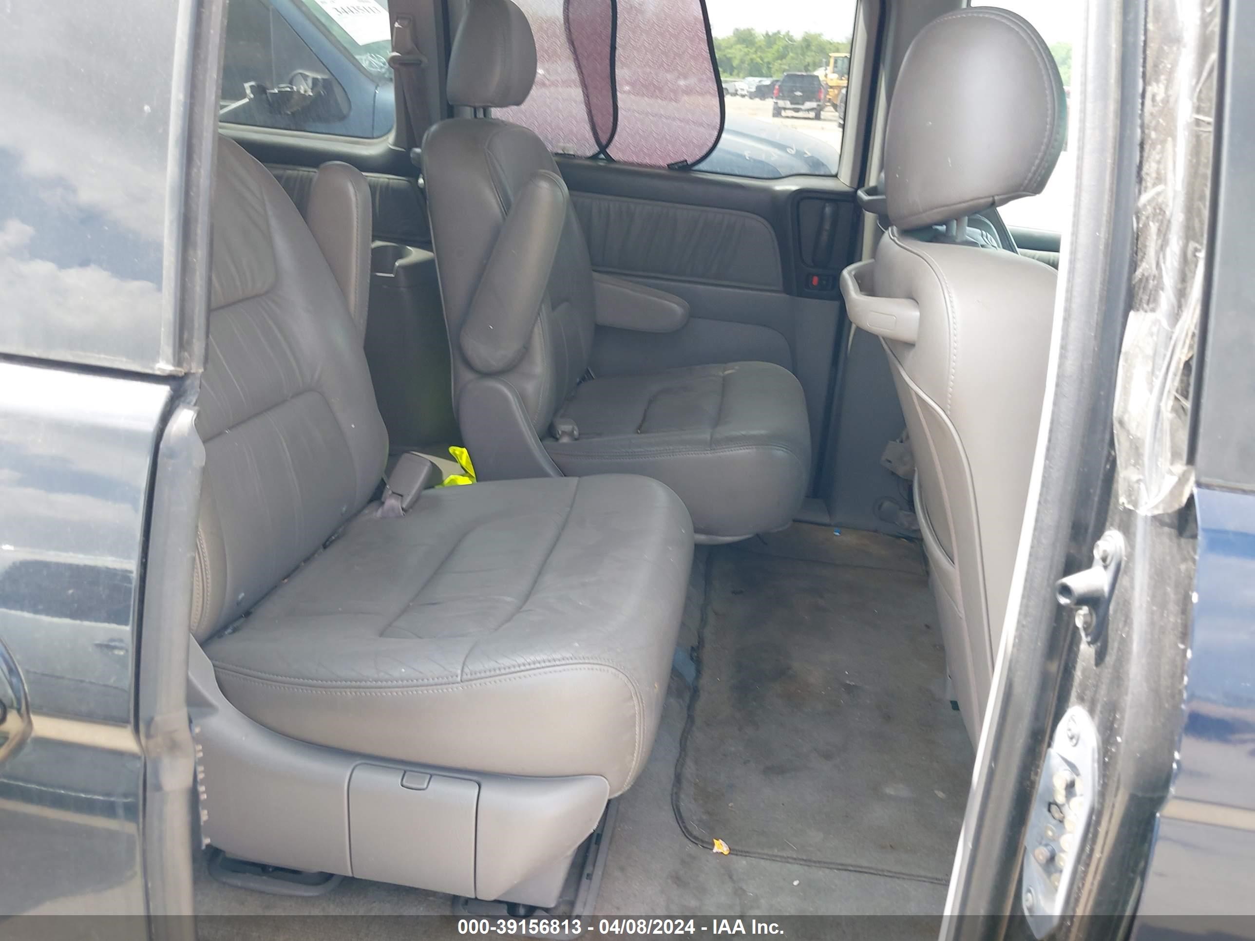 2004 Honda Odyssey Ex-l Black vin: 5FNRL180X4B074056