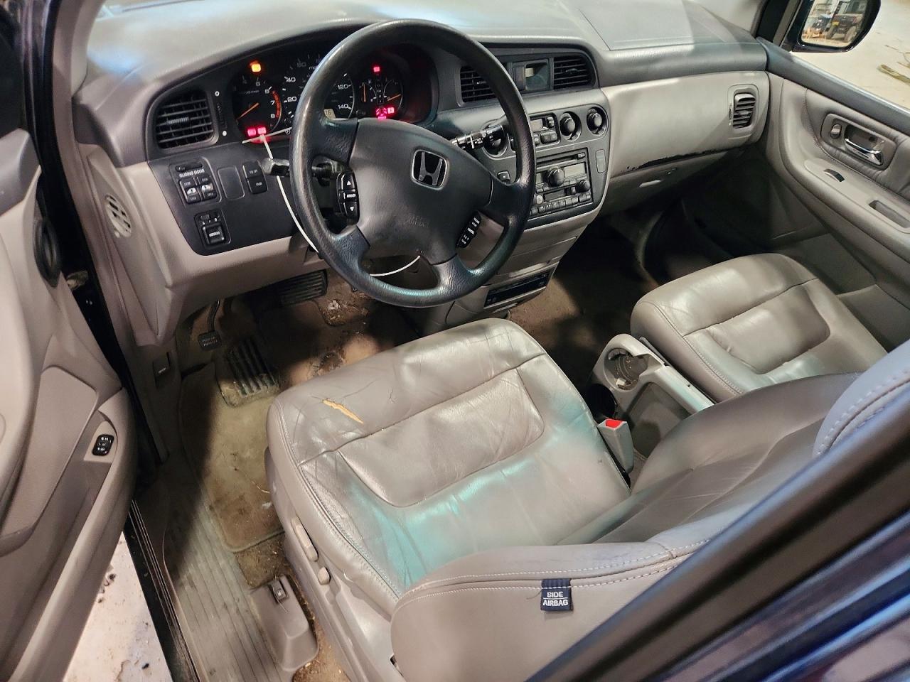 2004 Honda Odyssey Exl Blue vin: 5FNRL180X4B104933