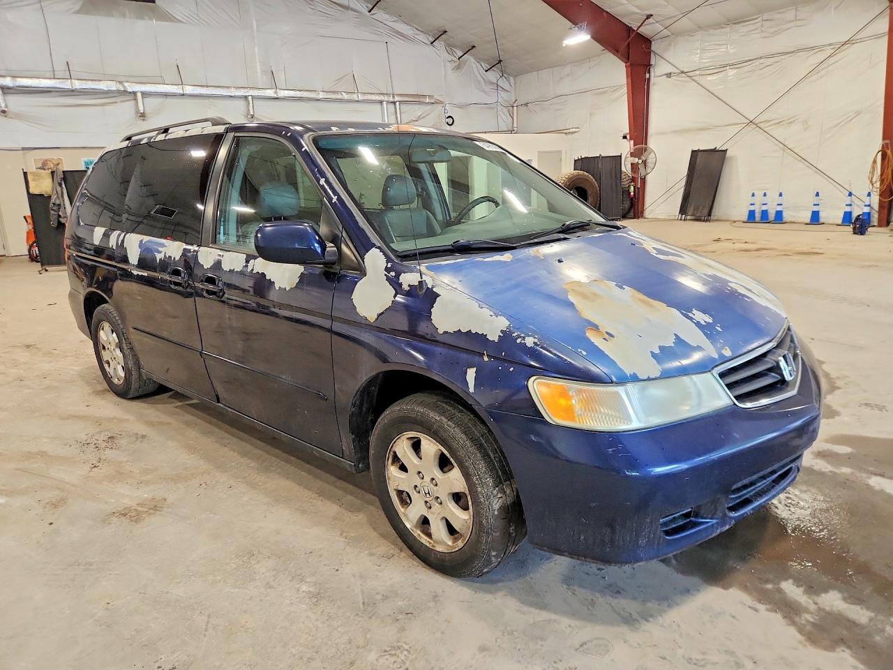 2004 Honda Odyssey Exl Blue vin: 5FNRL180X4B104933