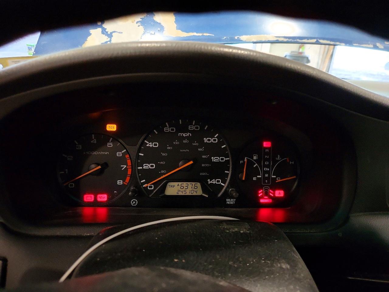 2004 Honda Odyssey Exl Blue vin: 5FNRL180X4B104933