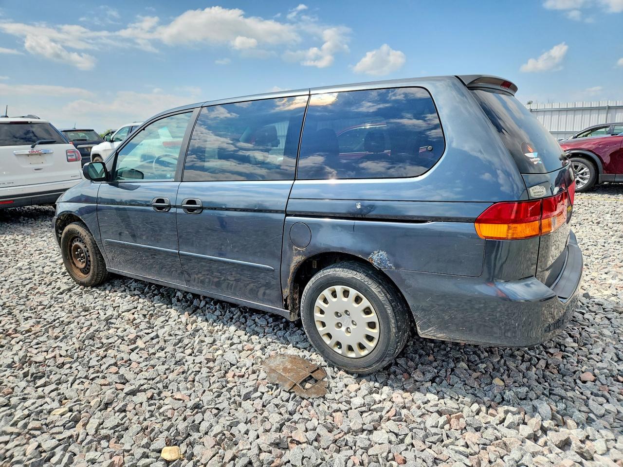 2004 Honda Odyssey Lx Gray vin: 5FNRL18504B122756
