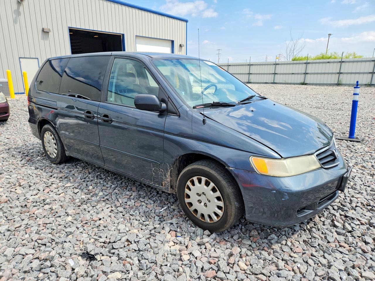 2004 Honda Odyssey Lx Gray vin: 5FNRL18504B122756