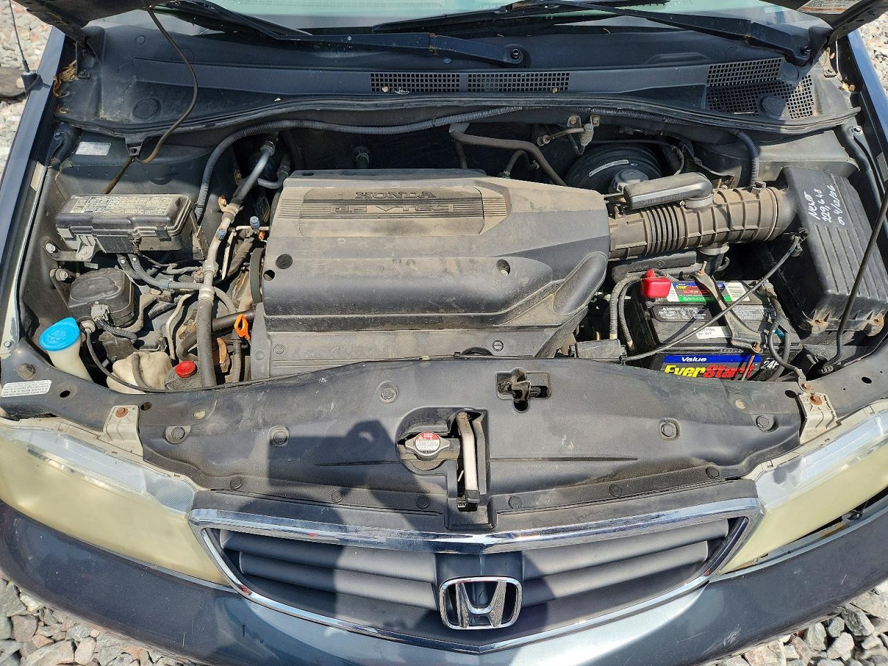 2004 Honda Odyssey Lx Gray vin: 5FNRL18504B122756