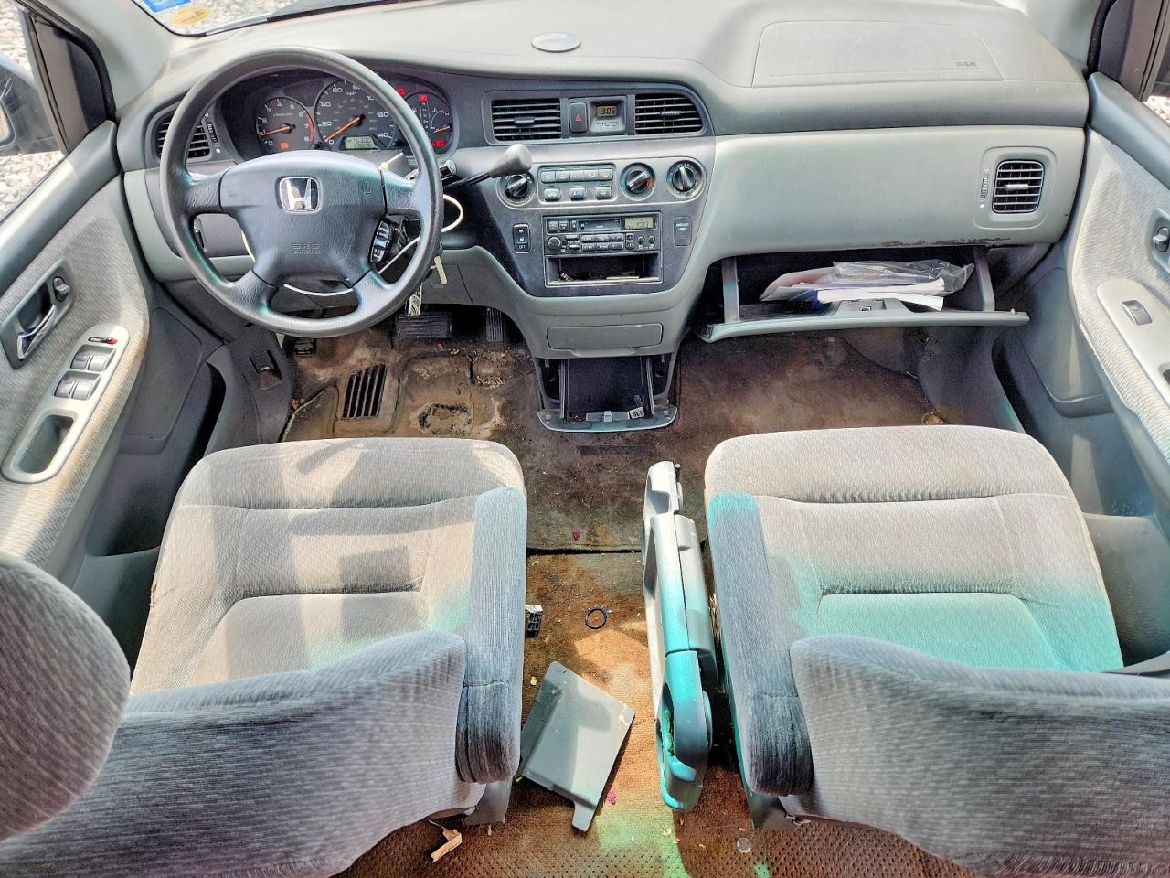 2004 Honda Odyssey Lx Gray vin: 5FNRL18504B122756