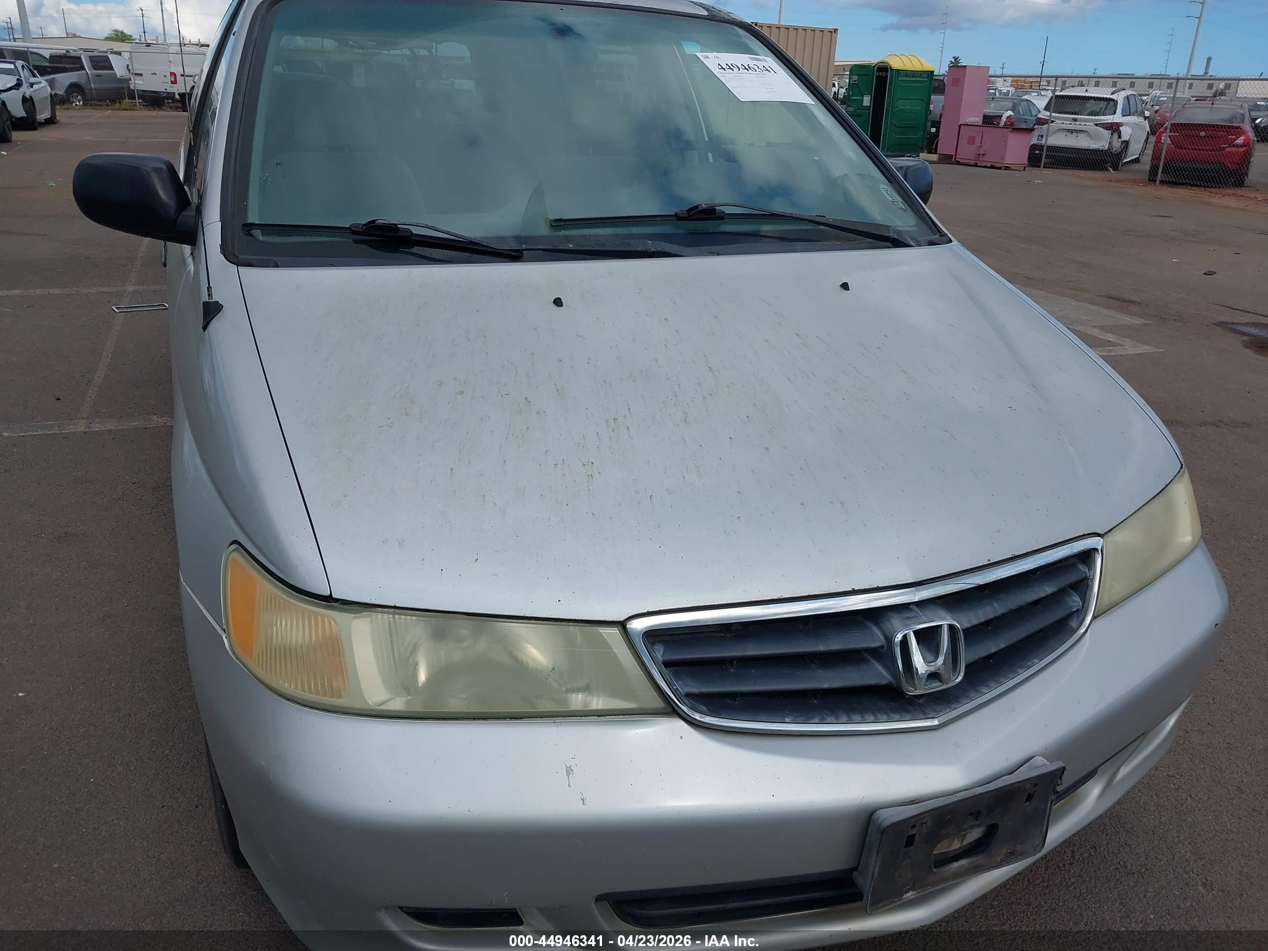2003 Honda Odyssey Lx Silver vin: 5FNRL18513B151410