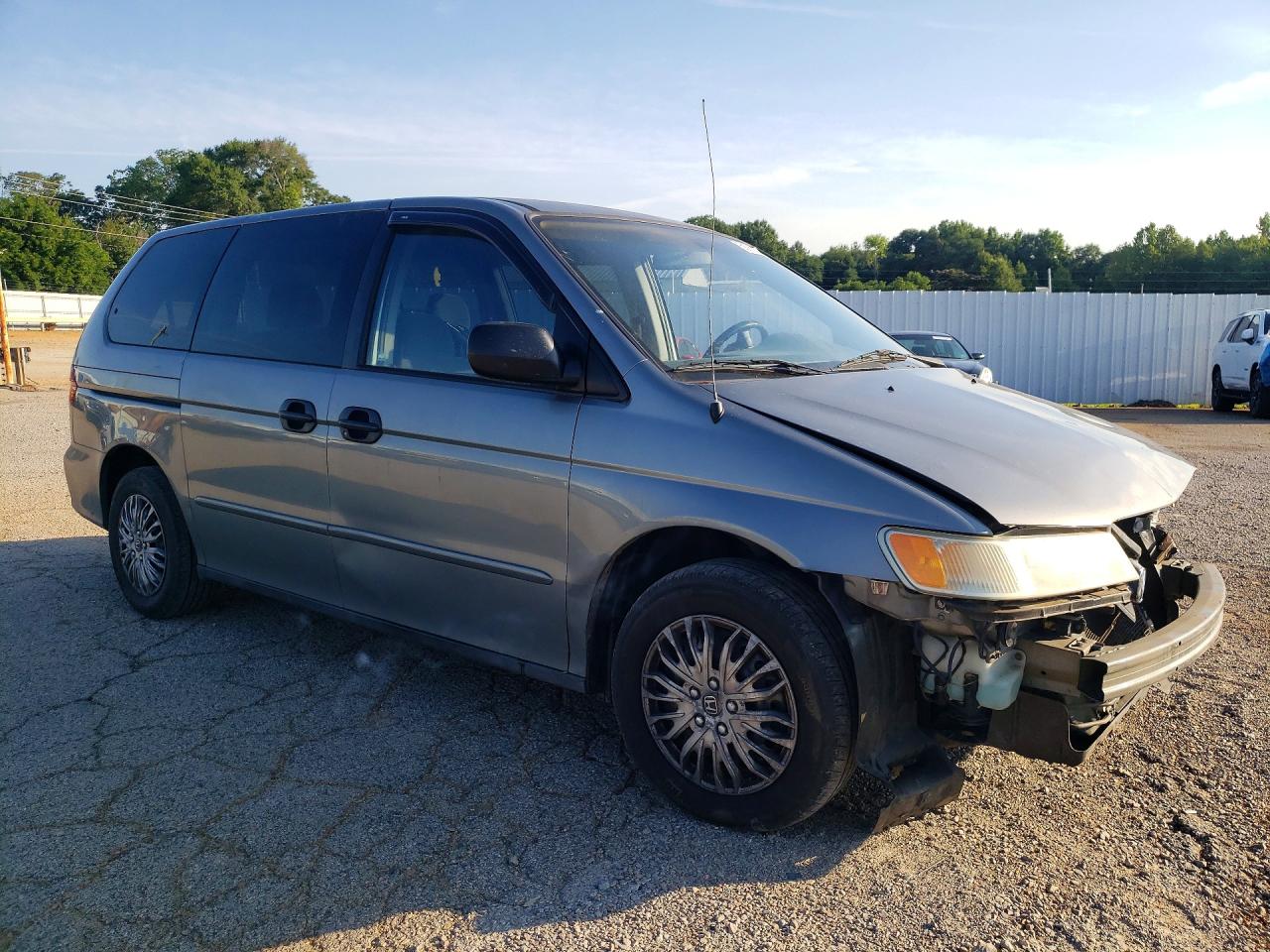 2002 Honda Odyssey Lx Gray vin: 5FNRL18542B019823