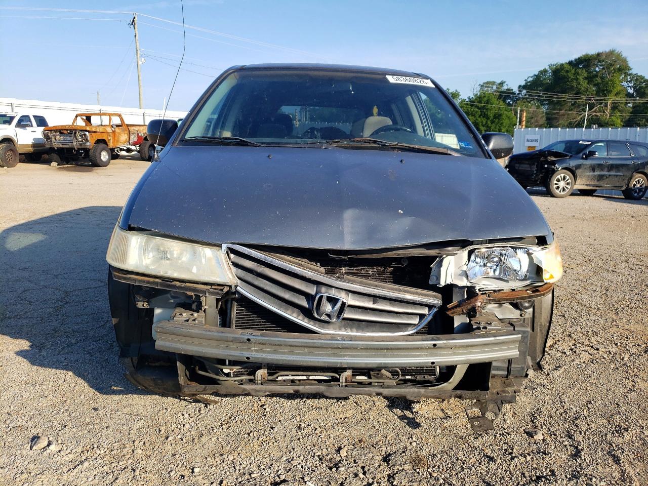 2002 Honda Odyssey Lx Gray vin: 5FNRL18542B019823