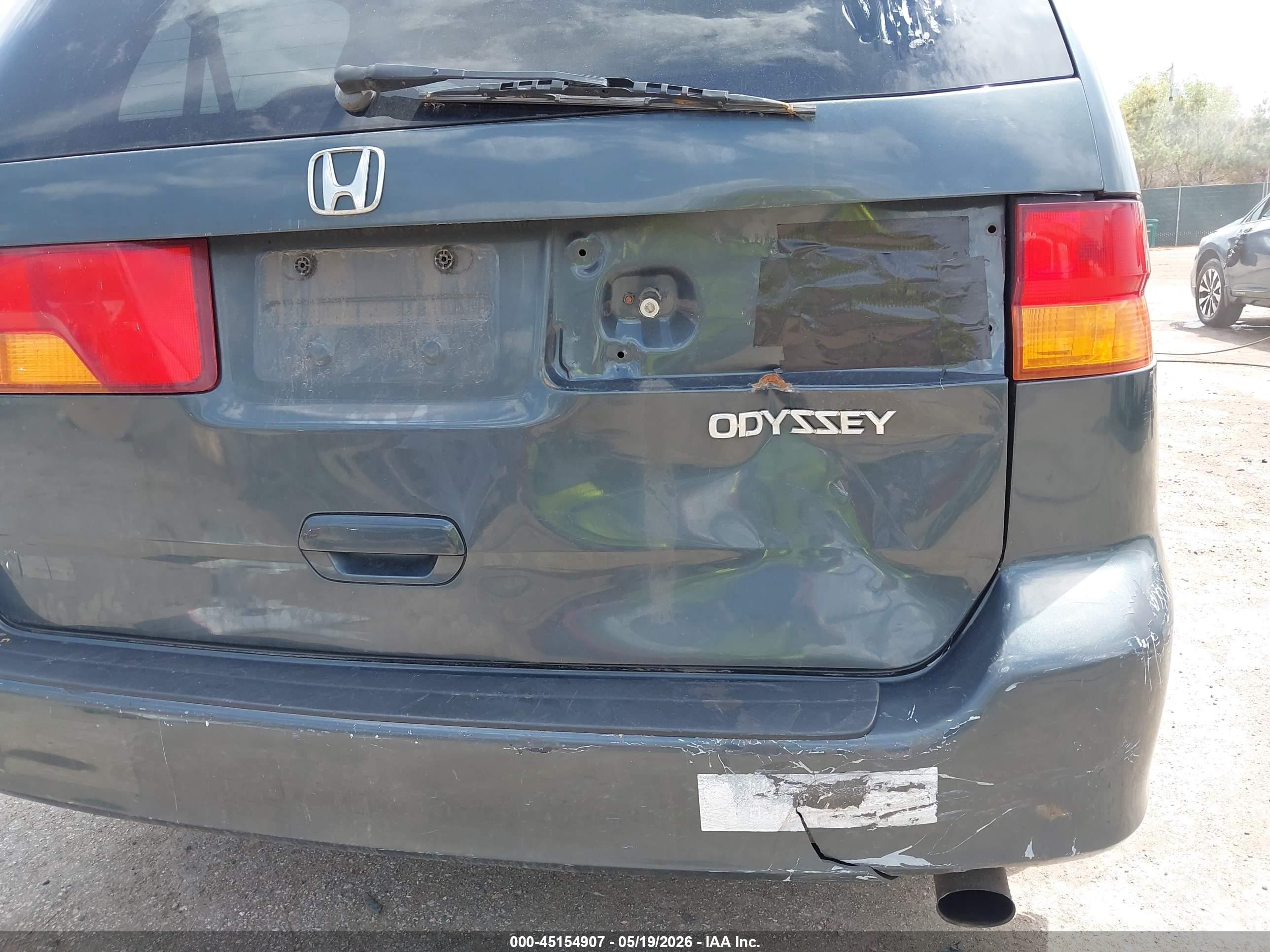 2003 Honda Odyssey Lx Blue vin: 5FNRL18563B148745
