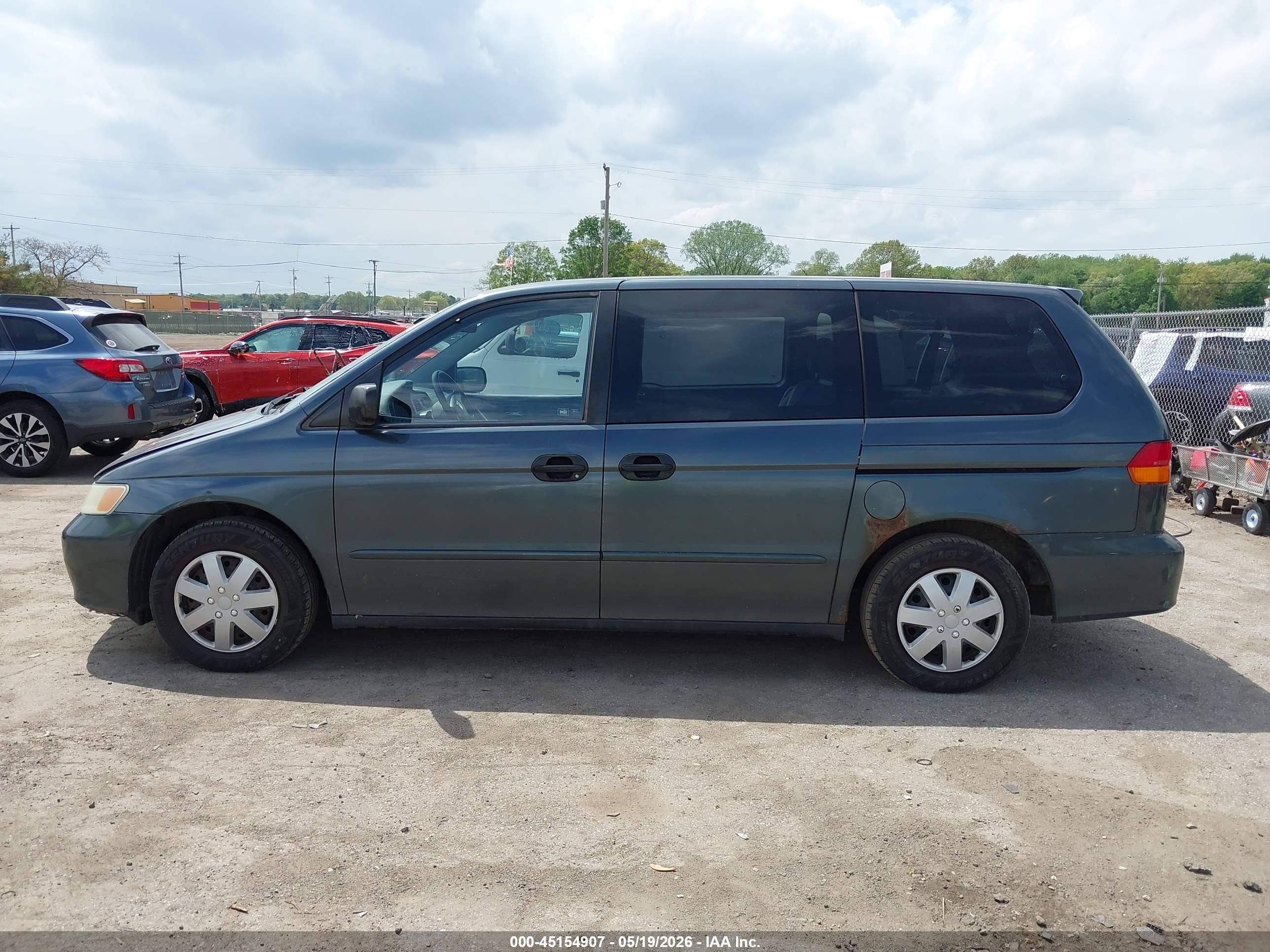 2003 Honda Odyssey Lx Blue vin: 5FNRL18563B148745